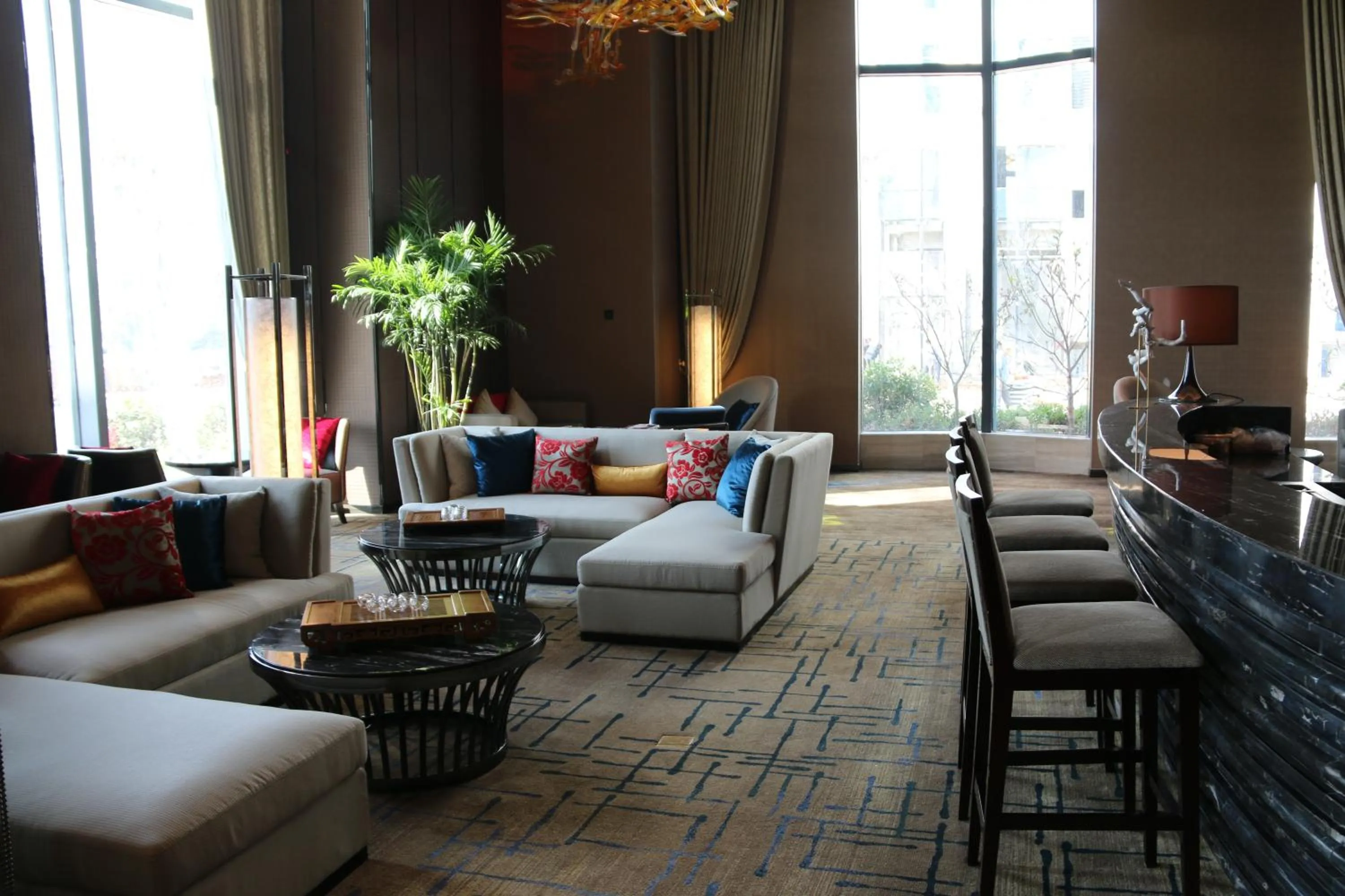 Lounge or bar in Wanda Realm Bengbu