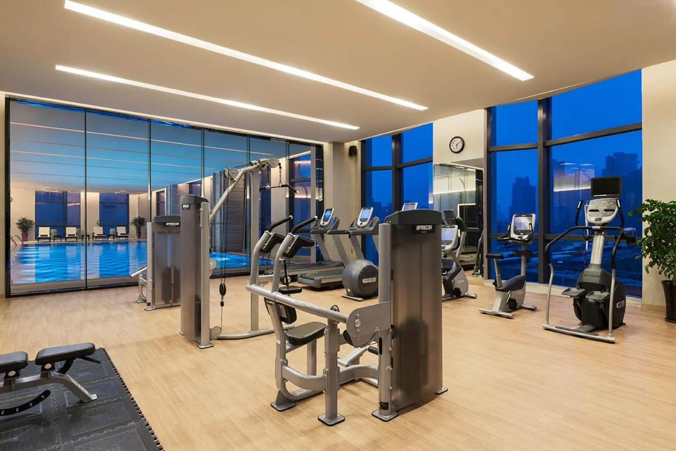 Fitness centre/facilities in Wanda Realm Bengbu