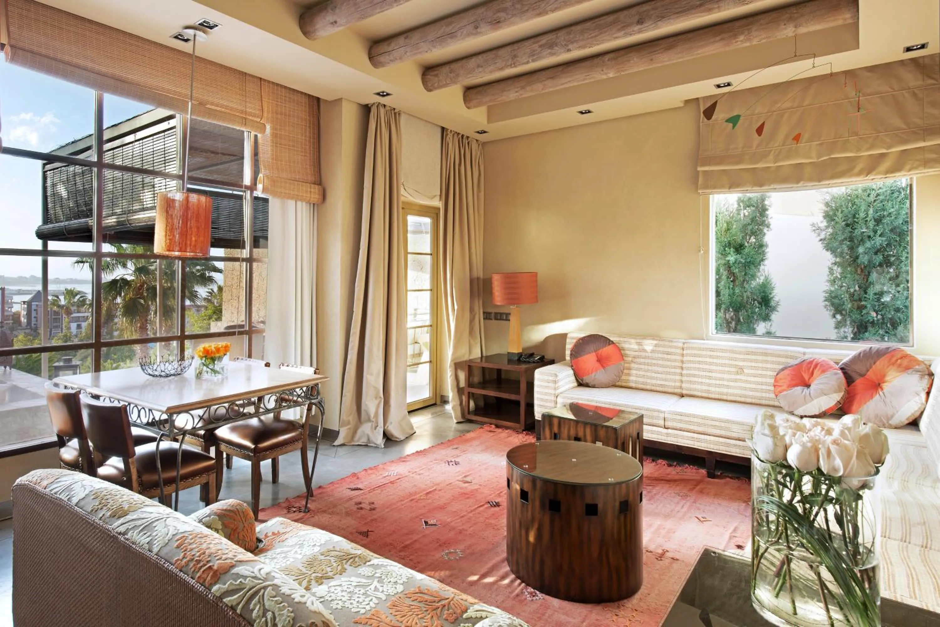 Living room in The Villas at Bahia del Duque