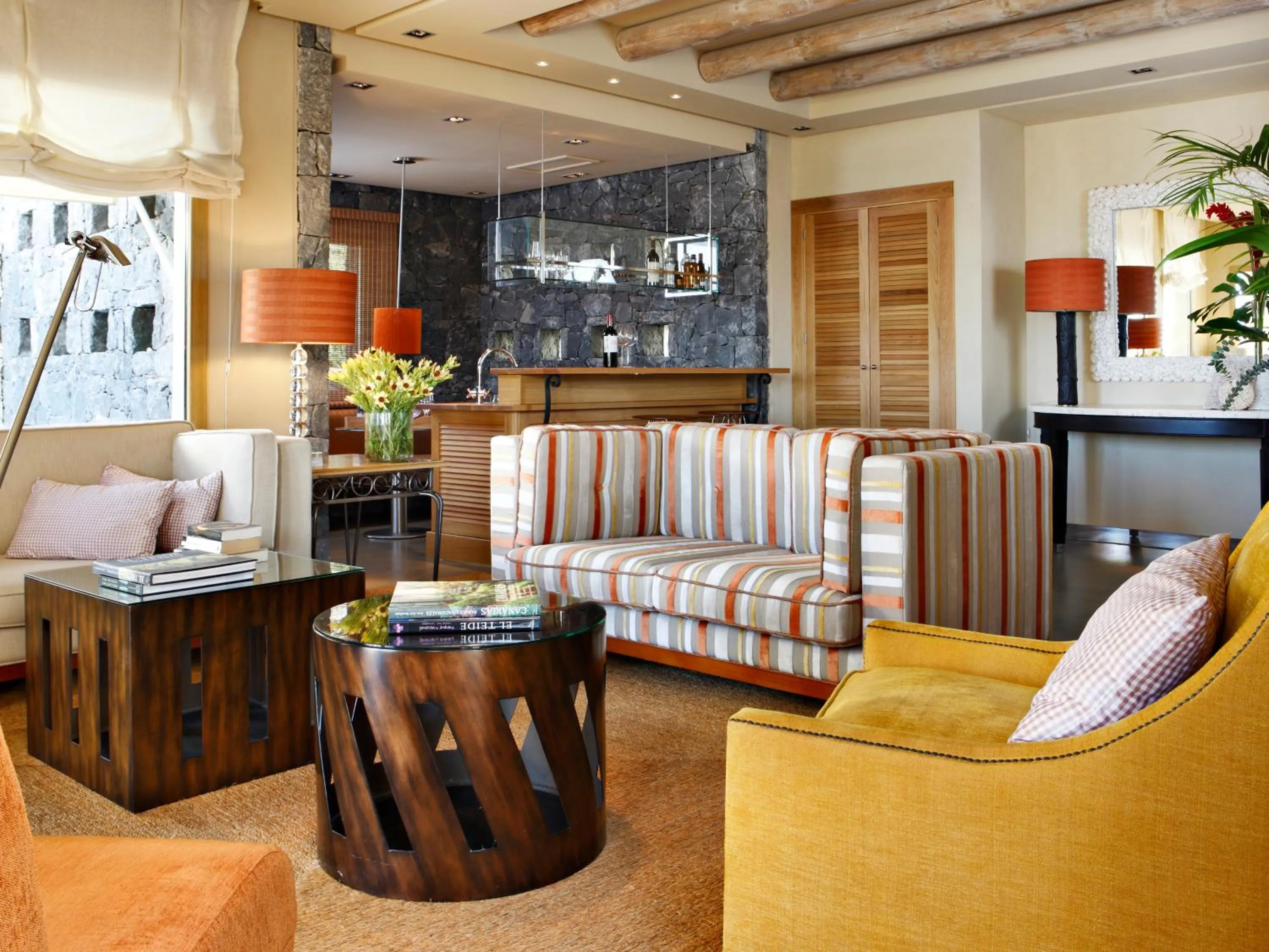 Living room in The Villas at Bahia del Duque