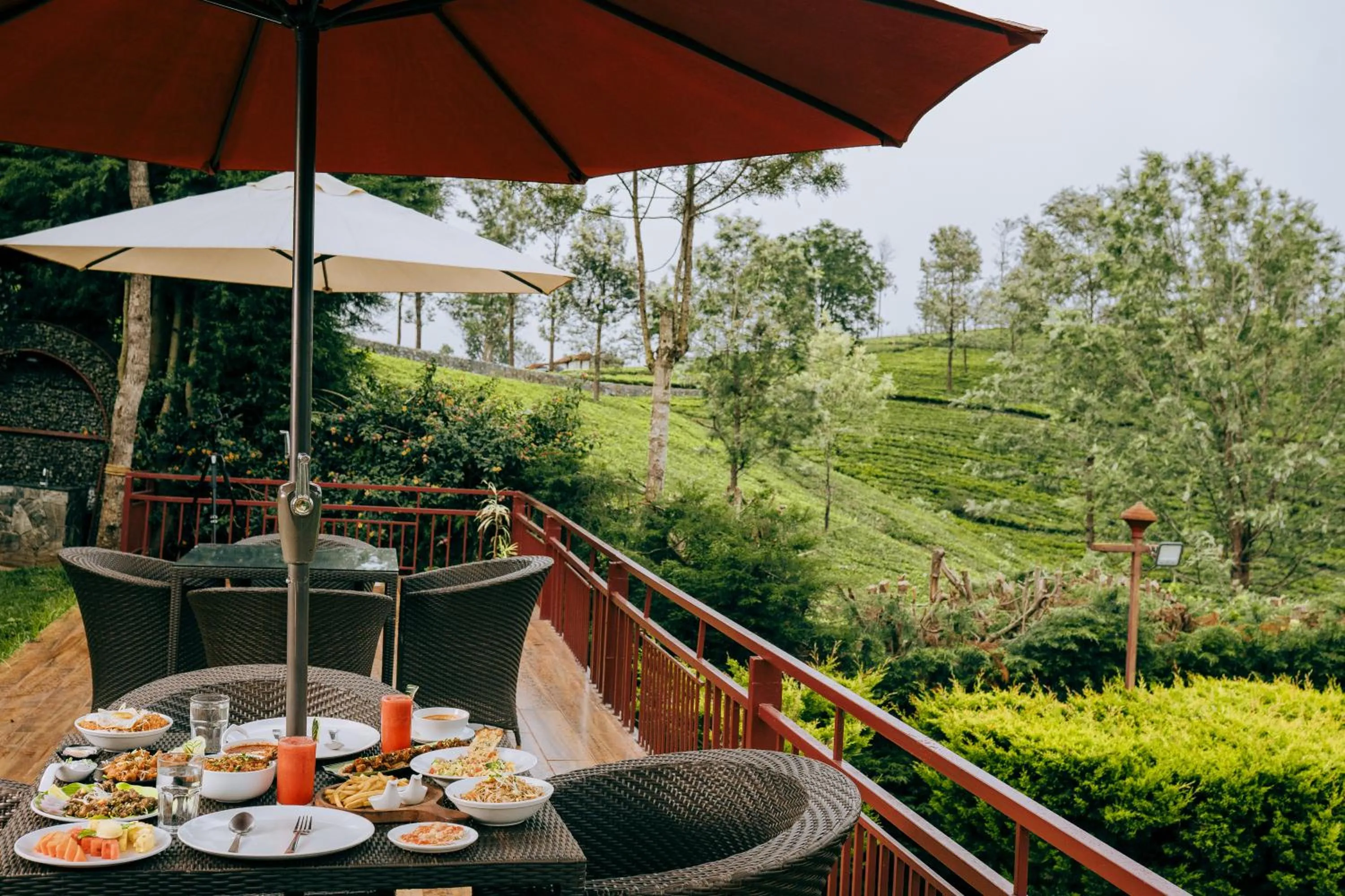 Patio in Green Nest Resort Ooty
