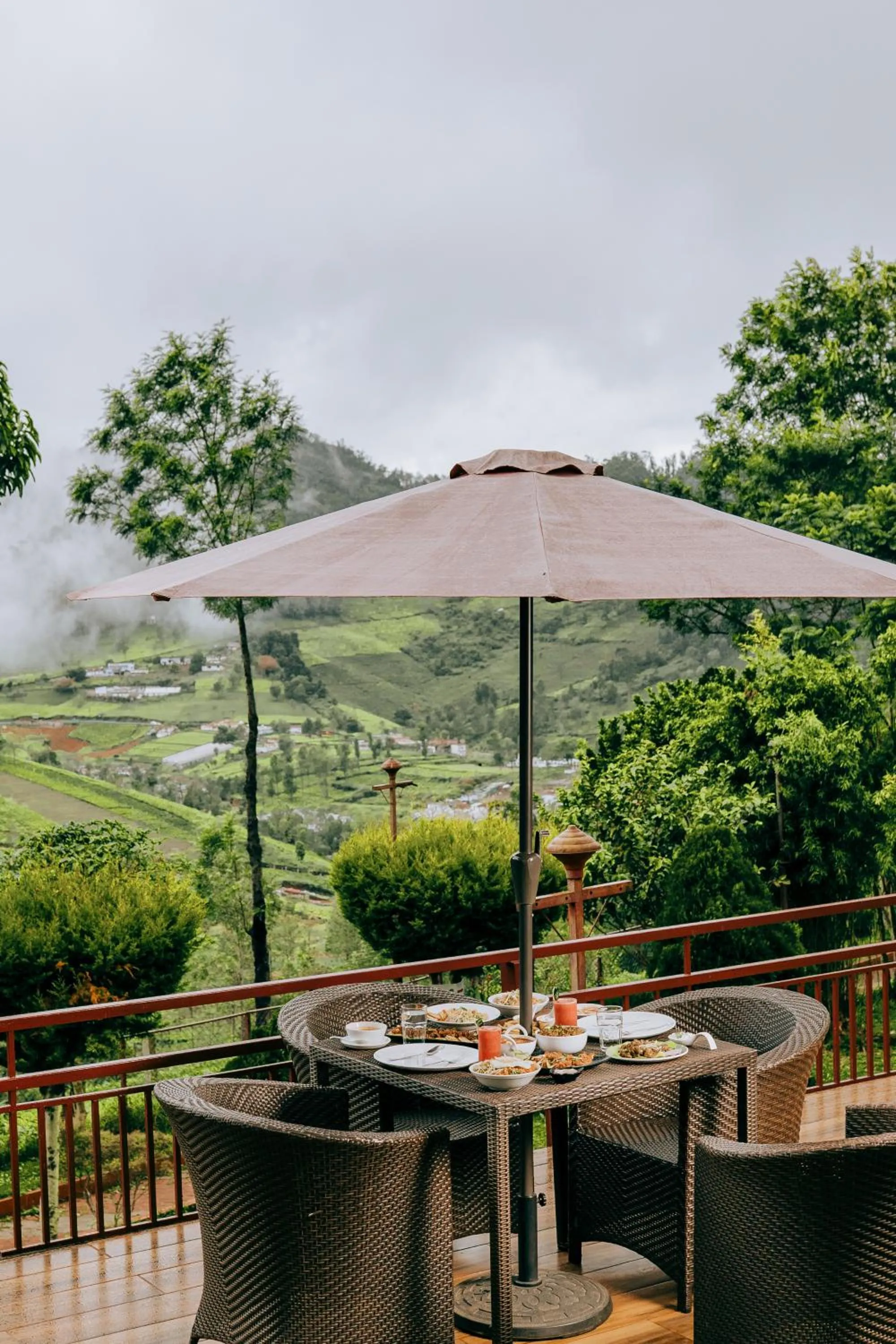 Patio in Green Nest Resort Ooty