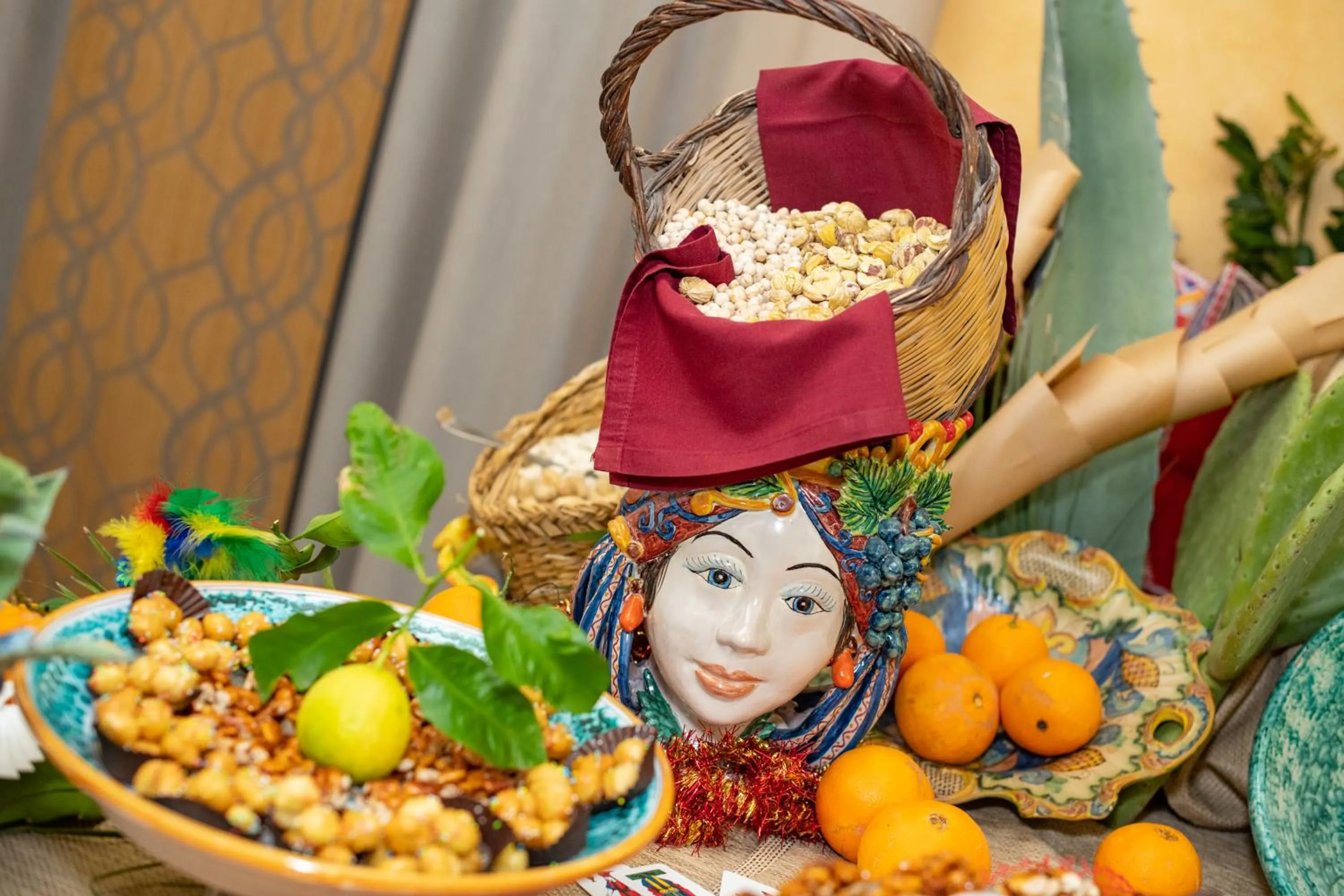 Decorative detail in Hotel Donna Carmela Sede Unica a Sciacca