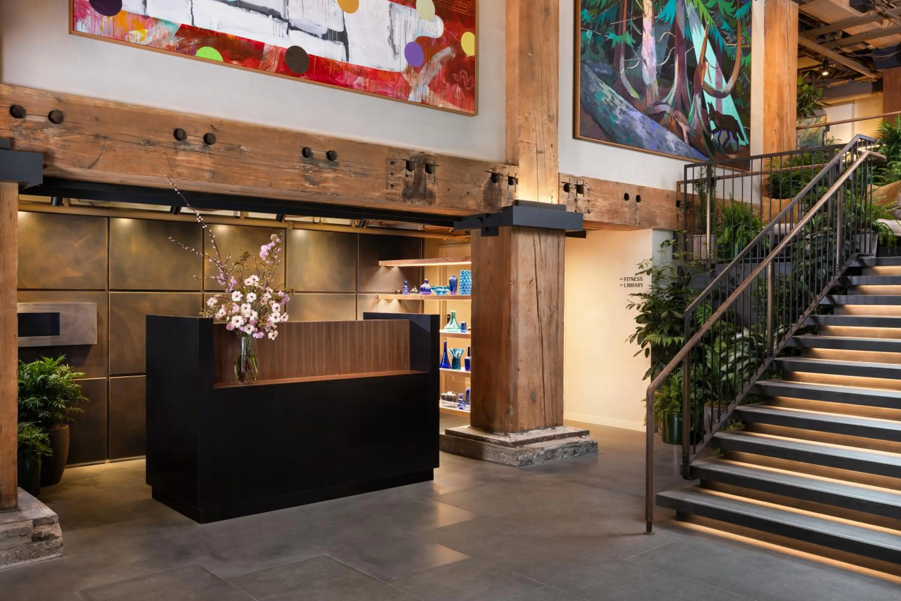 Facade/entrance in Populus Seattle