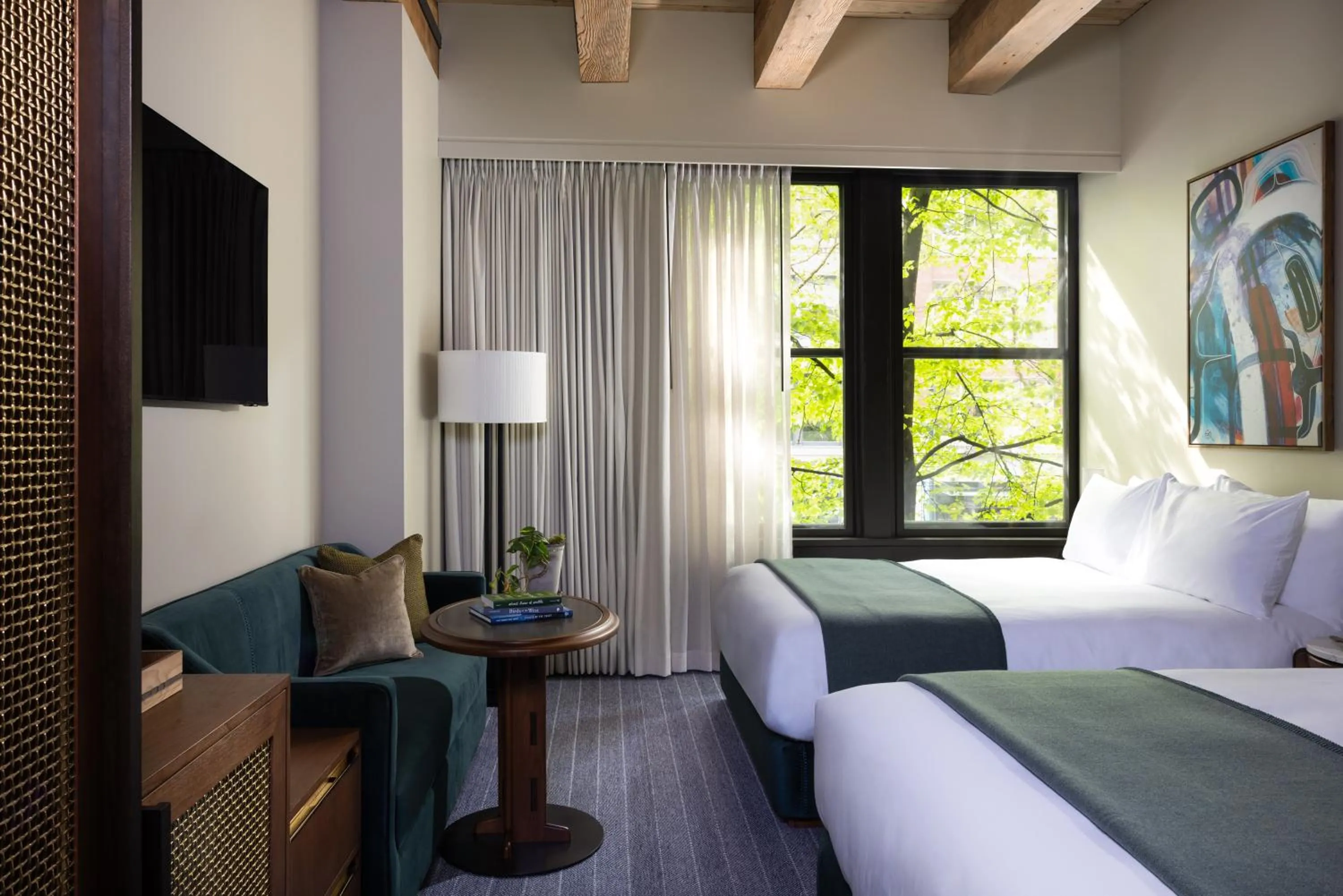 Decorative detail, Bed in Populus Seattle