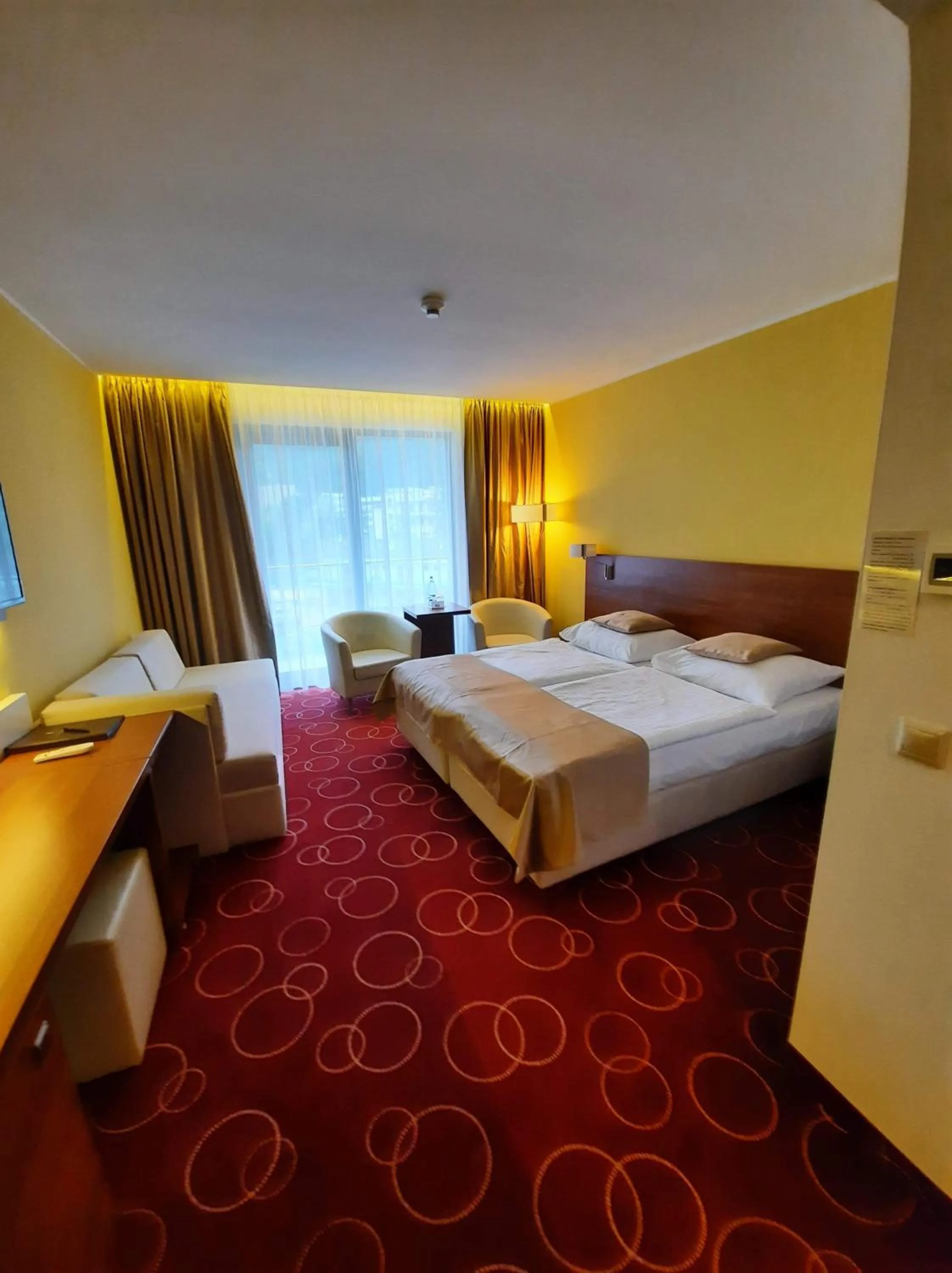 Bedroom, Bed in Wellness Hotel Panorama