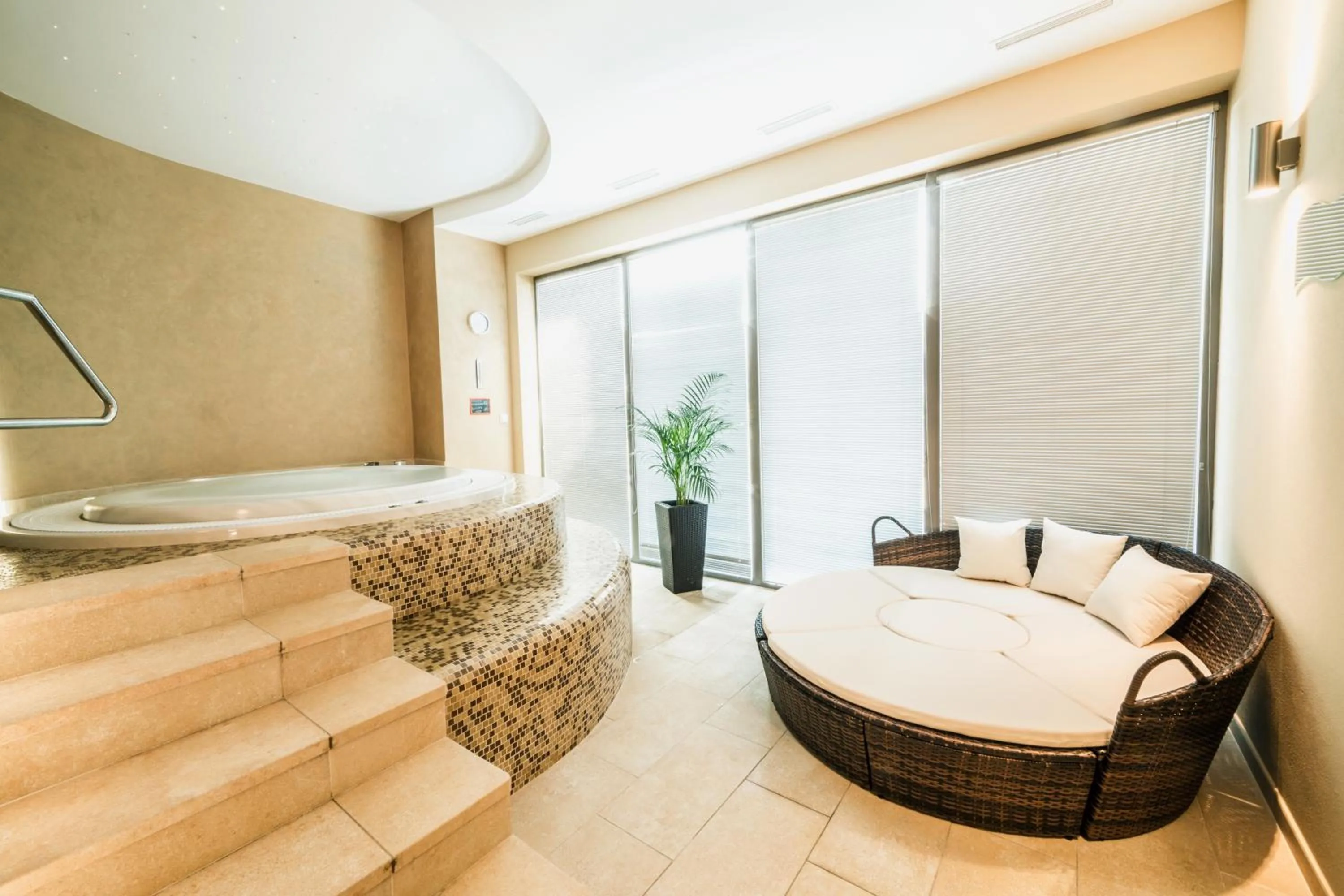 Hot Tub in Wellness Hotel Panorama