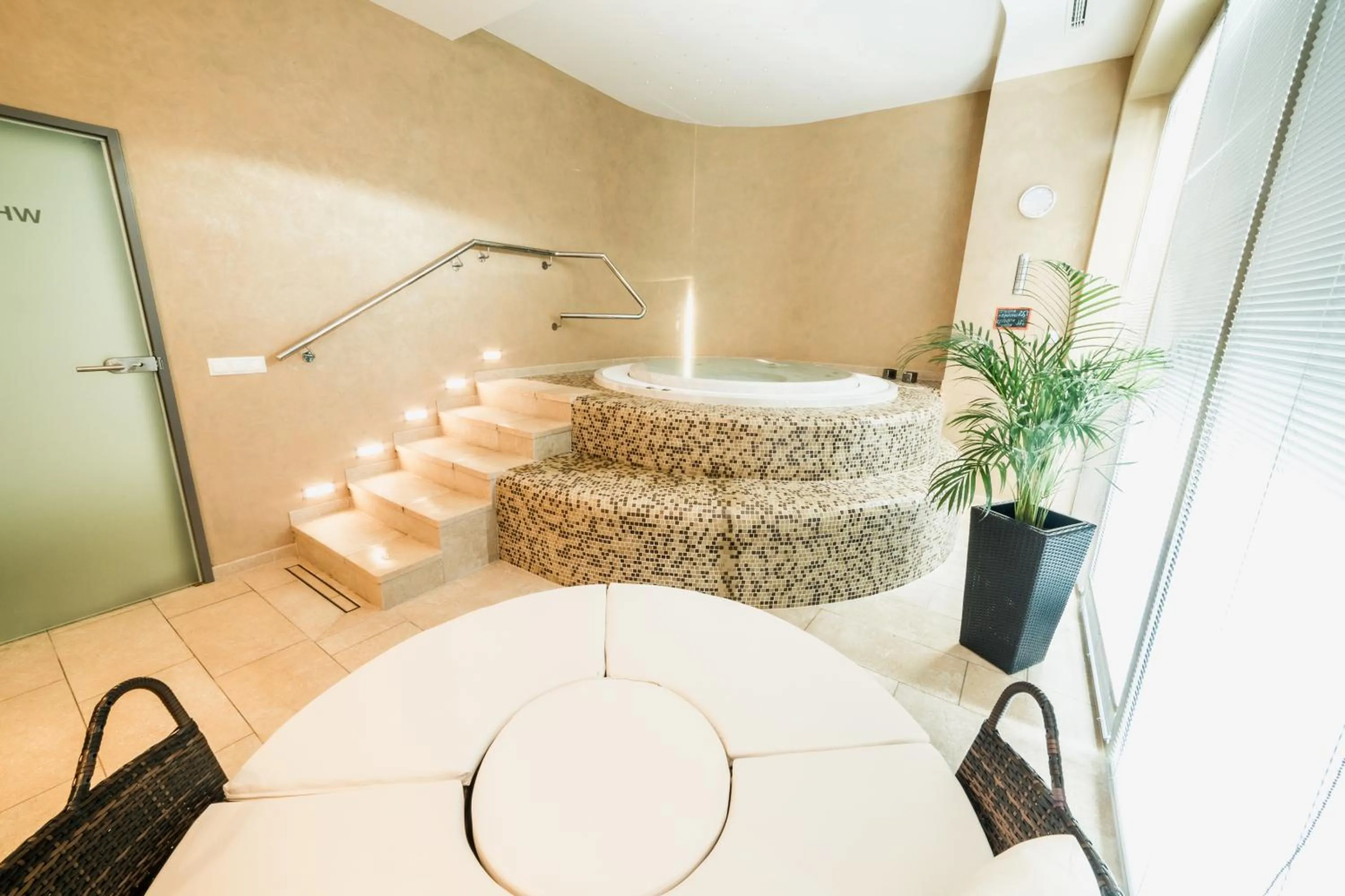 Hot Tub in Wellness Hotel Panorama