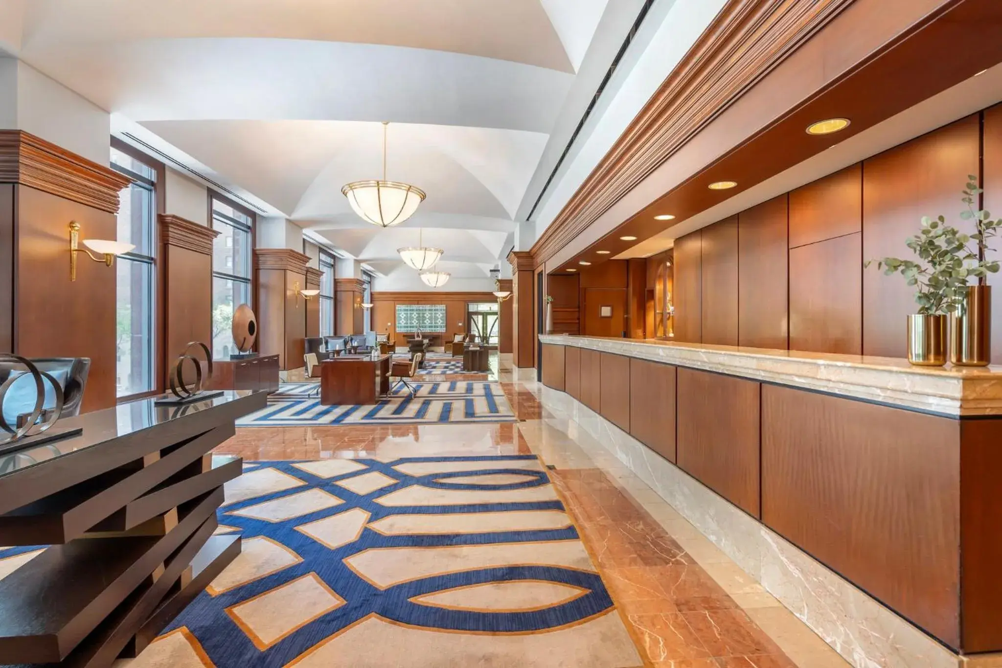 Lobby or reception in Omni Chicago Hotel Lobby or reception in Omni Chicago Hotel