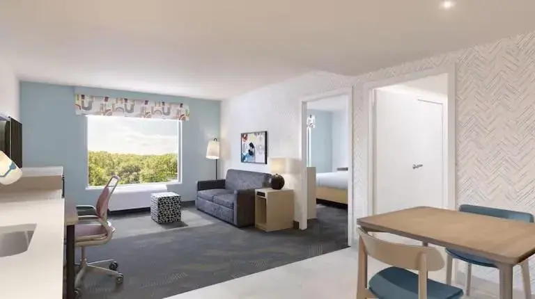 Bed in Home2 Suites By Hilton Bed in Home2 Suites By Hilton