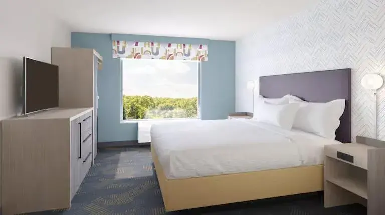 Bed in Home2 Suites By Hilton Bed in Home2 Suites By Hilton