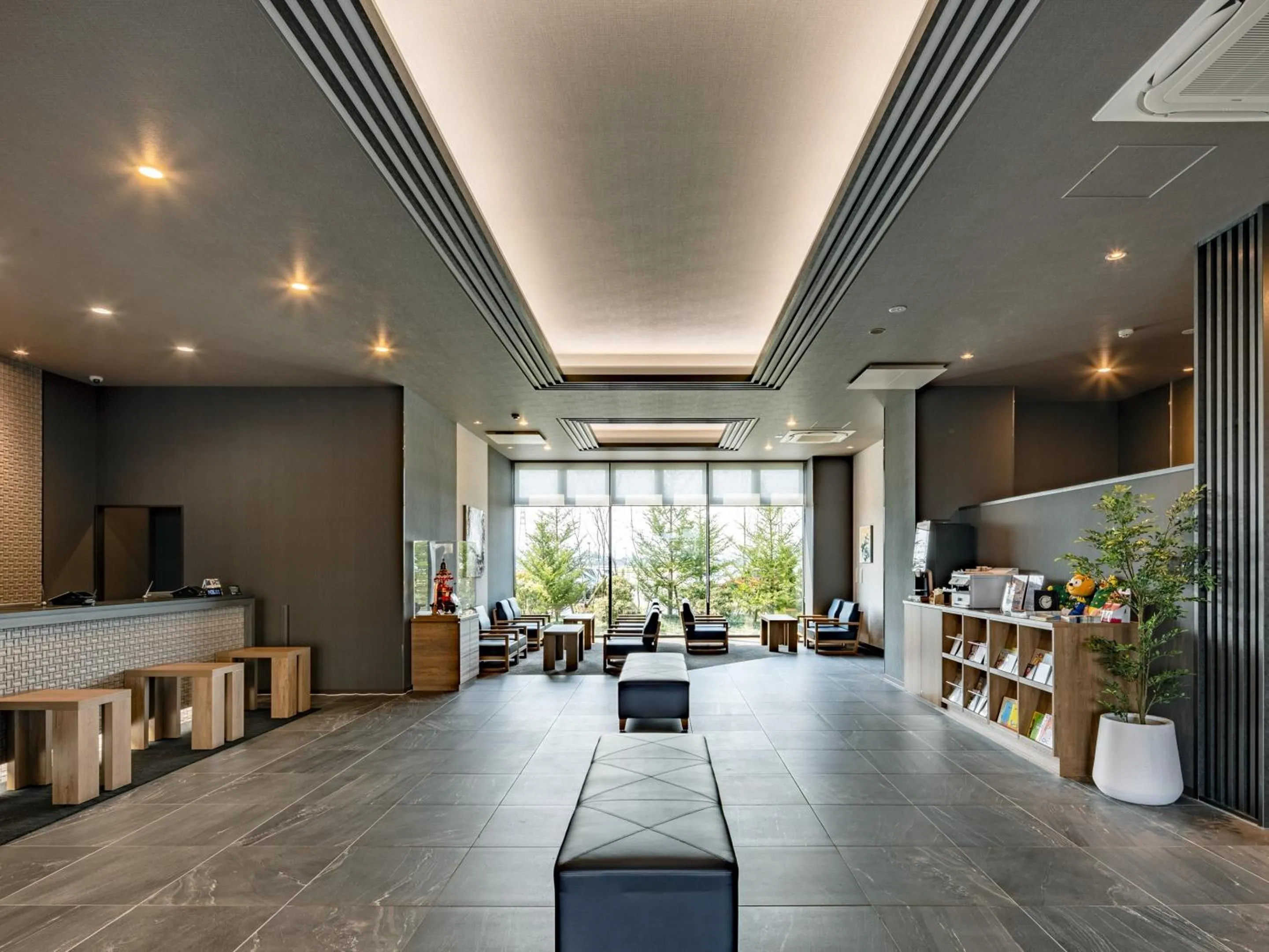 Lobby or reception in Hotel Route Inn Imizu