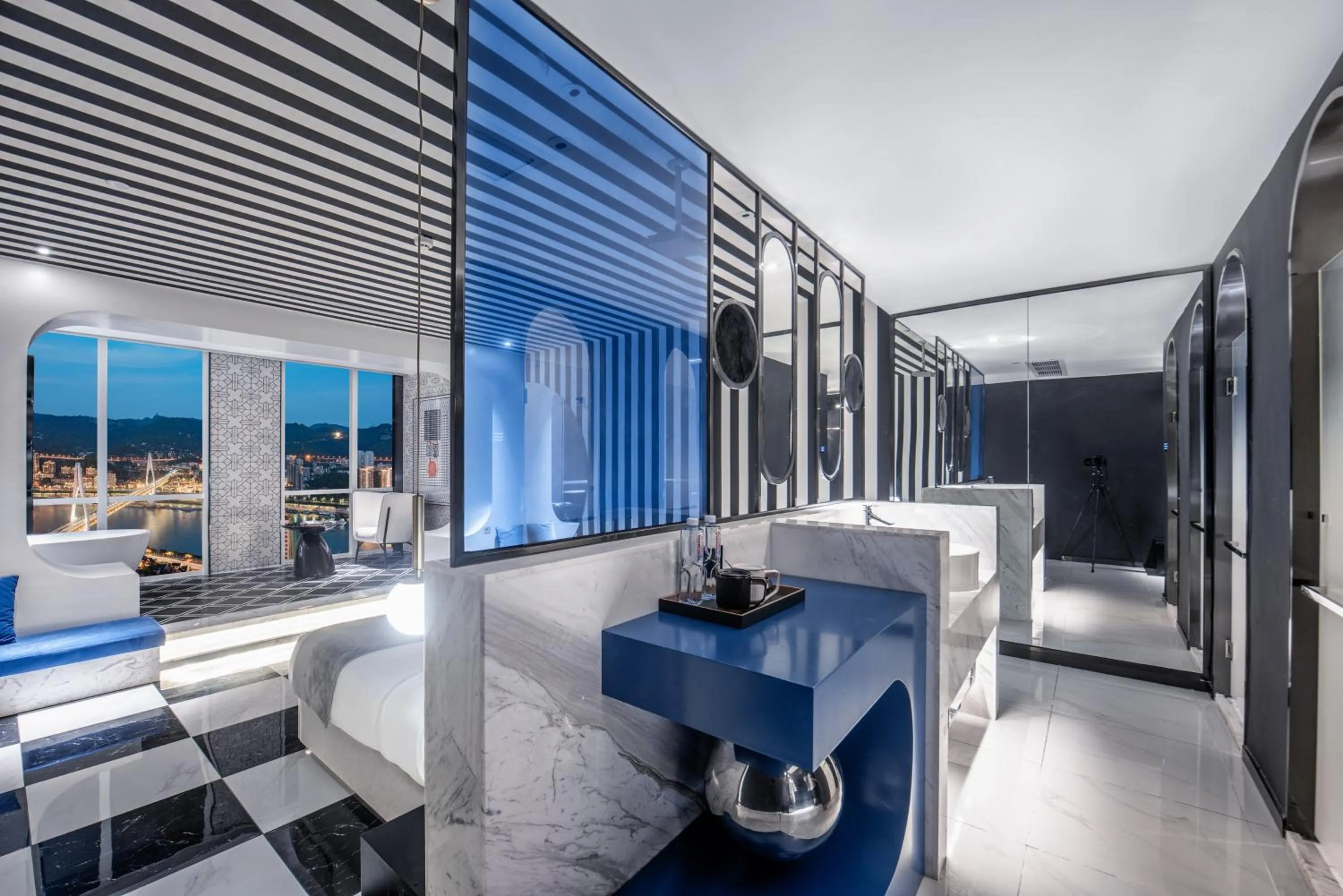 Seating area in ReVia Skyline River View Hotel Chongging