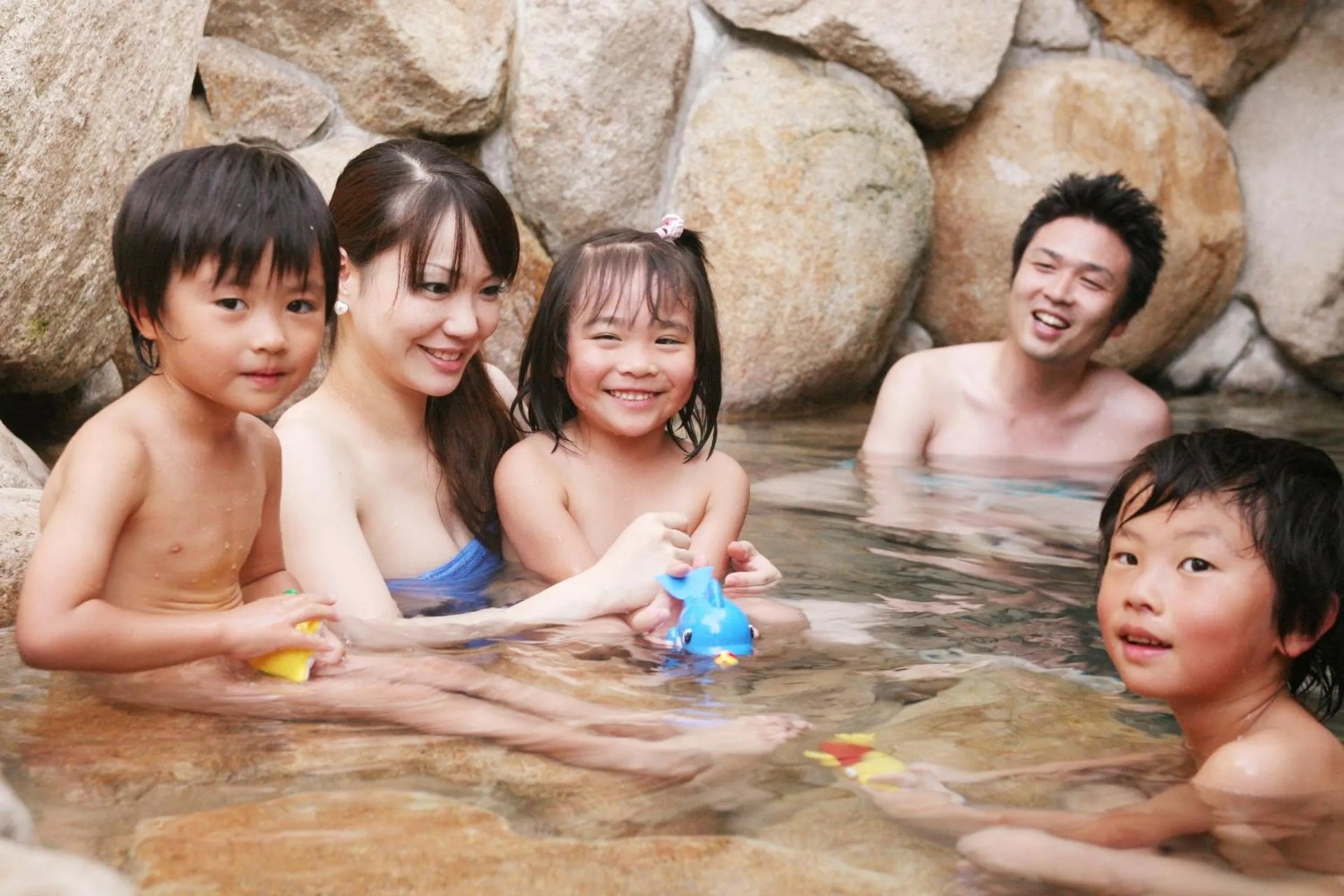 Hot Spring Bath in Arima Onsen Motoyu Ryuusenkaku