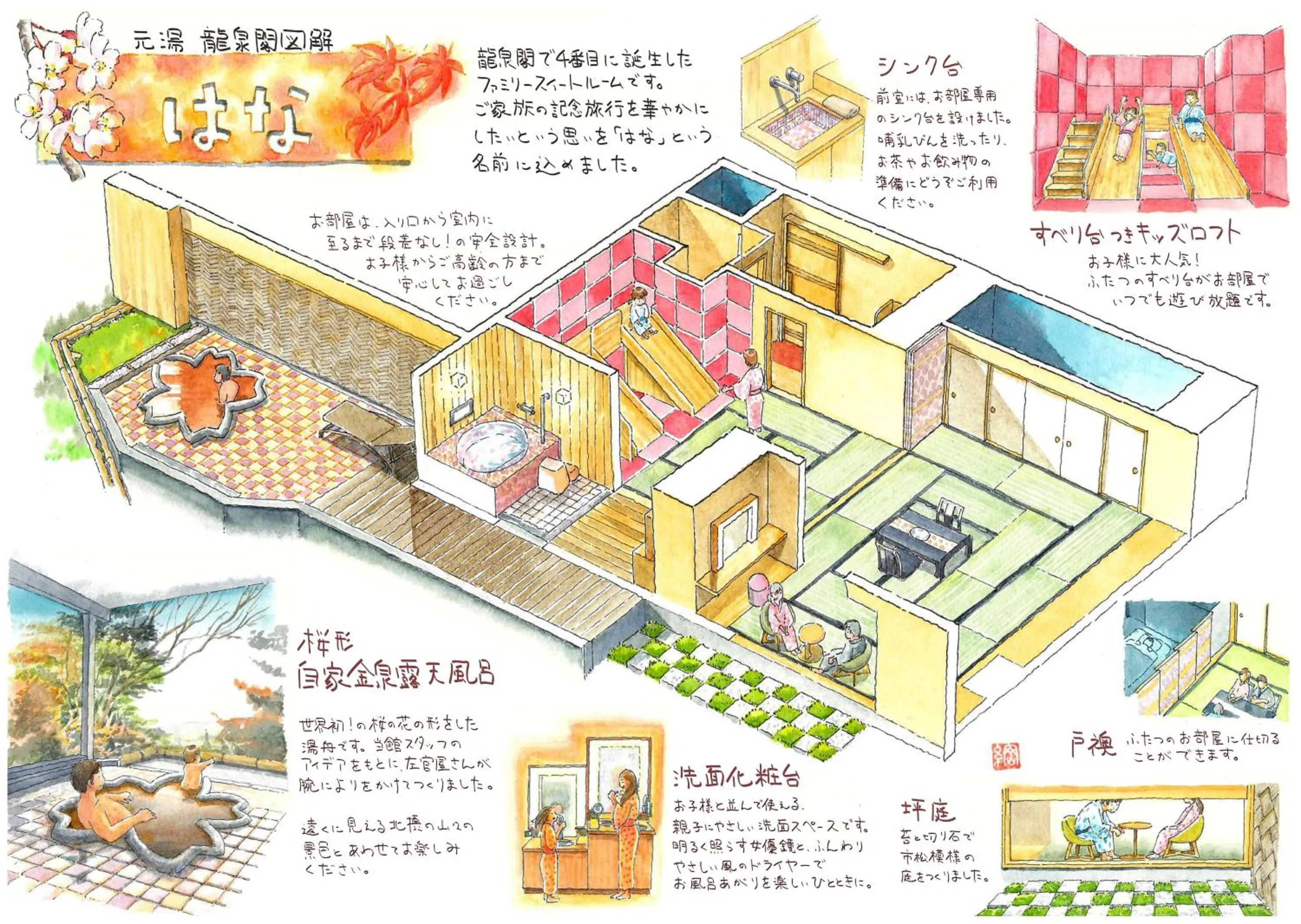 Photo of the whole room in Arima Onsen Motoyu Ryuusenkaku