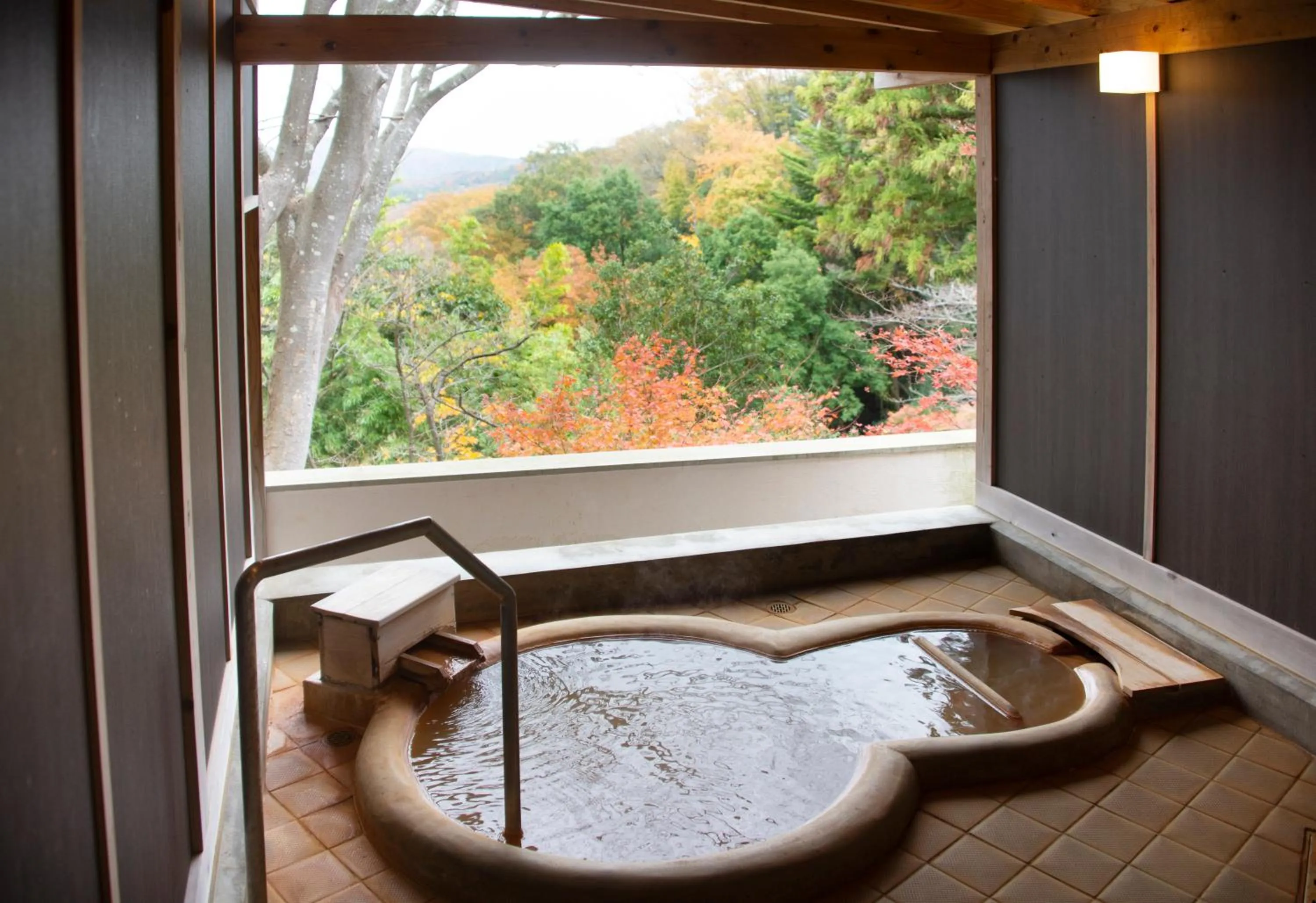 Natural landscape in Arima Onsen Motoyu Ryuusenkaku