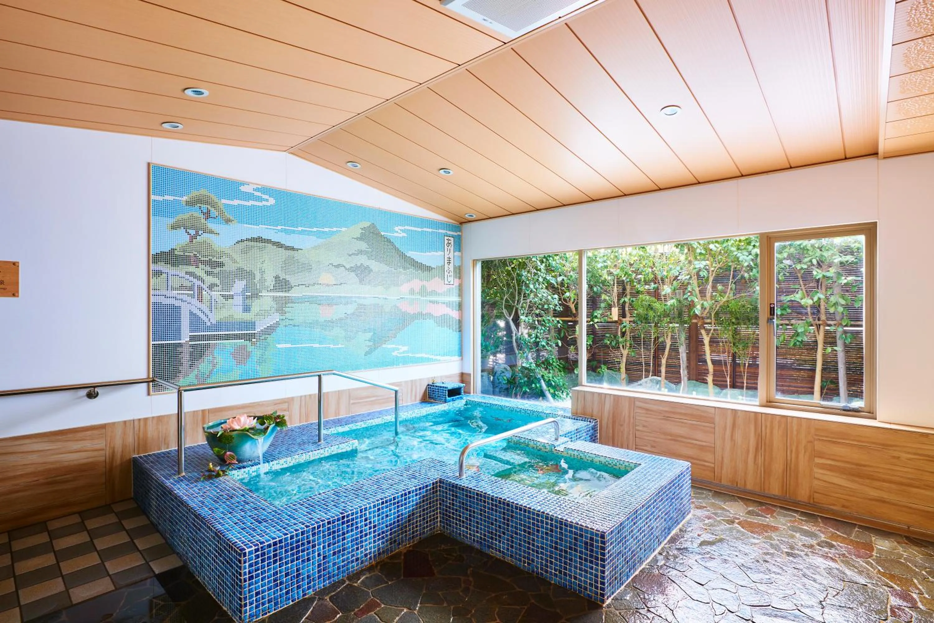 Public Bath in Arima Onsen Motoyu Ryuusenkaku