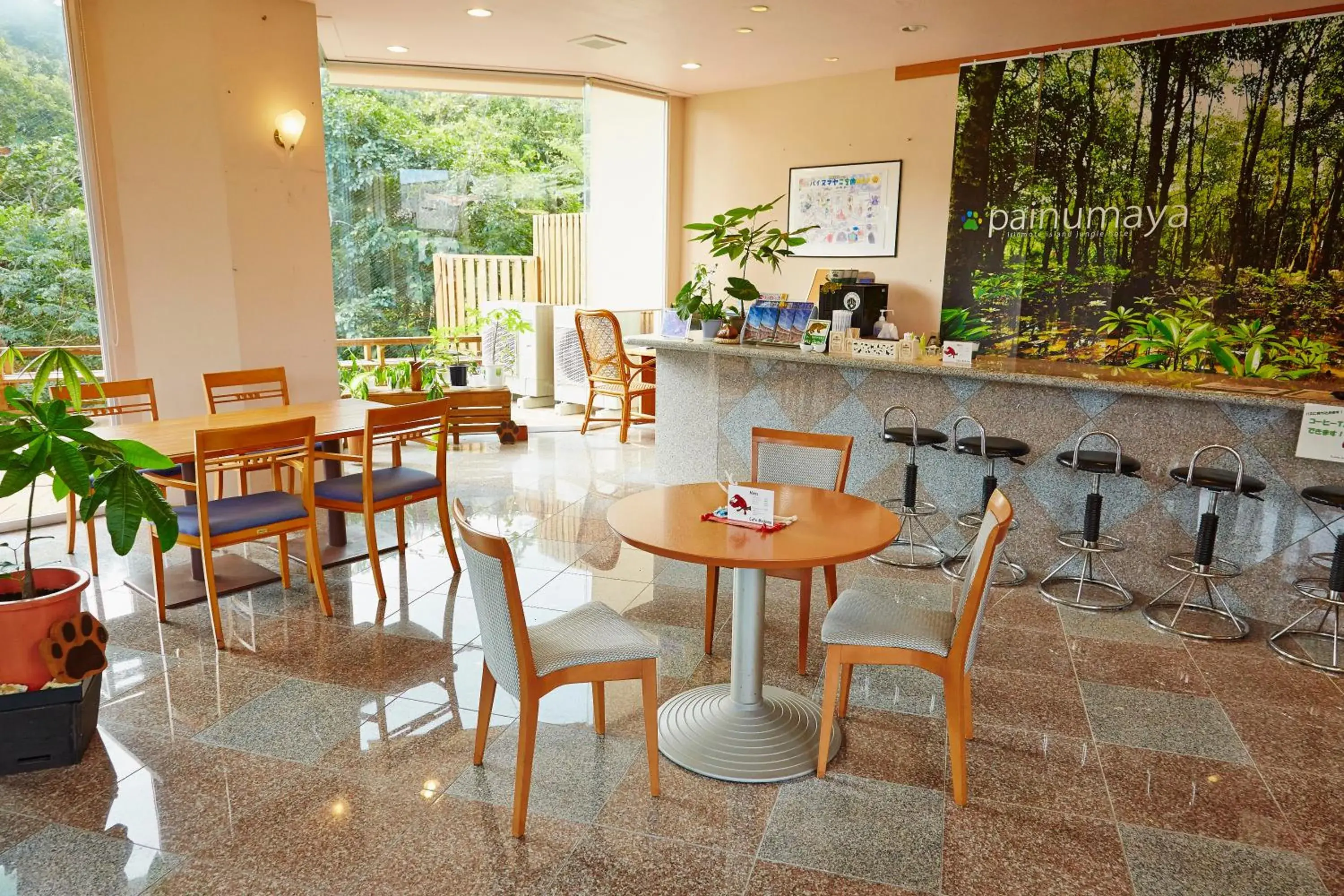 Lobby or reception in Iriomotejima-Jungle Hotel Painumaya Lobby or reception in Iriomotejima-Jungle Hotel Painumaya