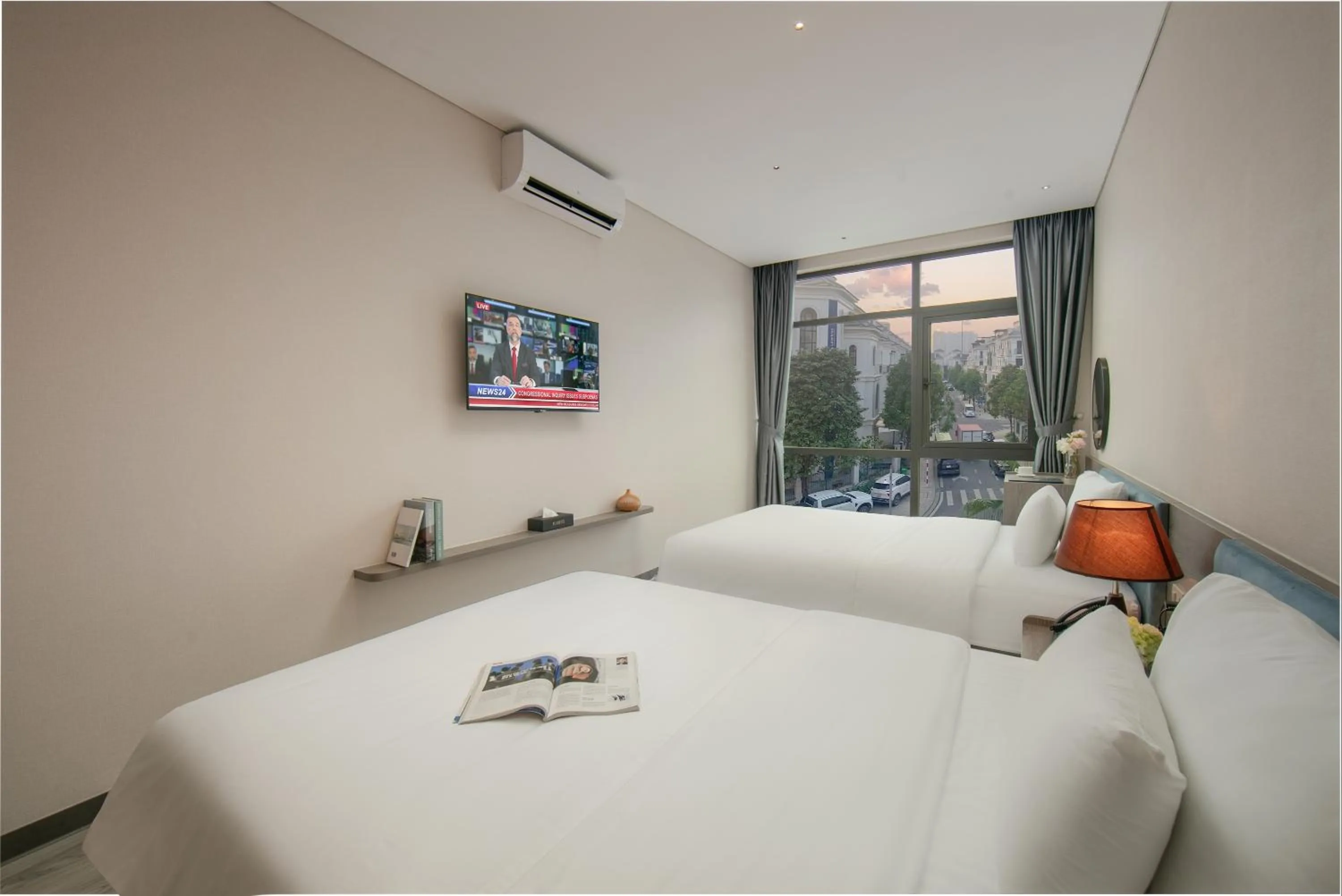 TV and multimedia, Bed in PCA HOTEL 2 - Vinhomes Ocean Park