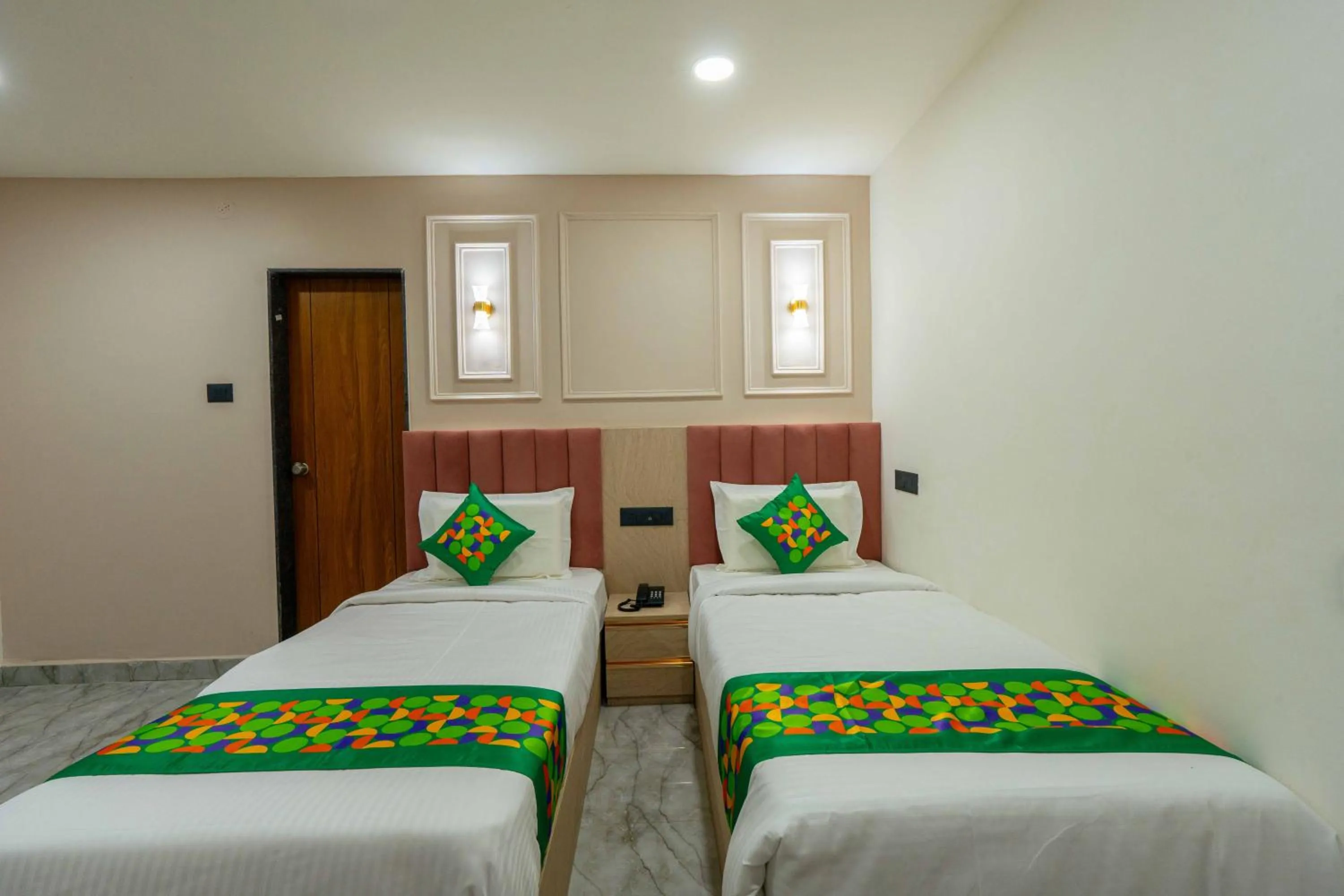 Bedroom, Bed in Treebo The Tree, Hinjewadi