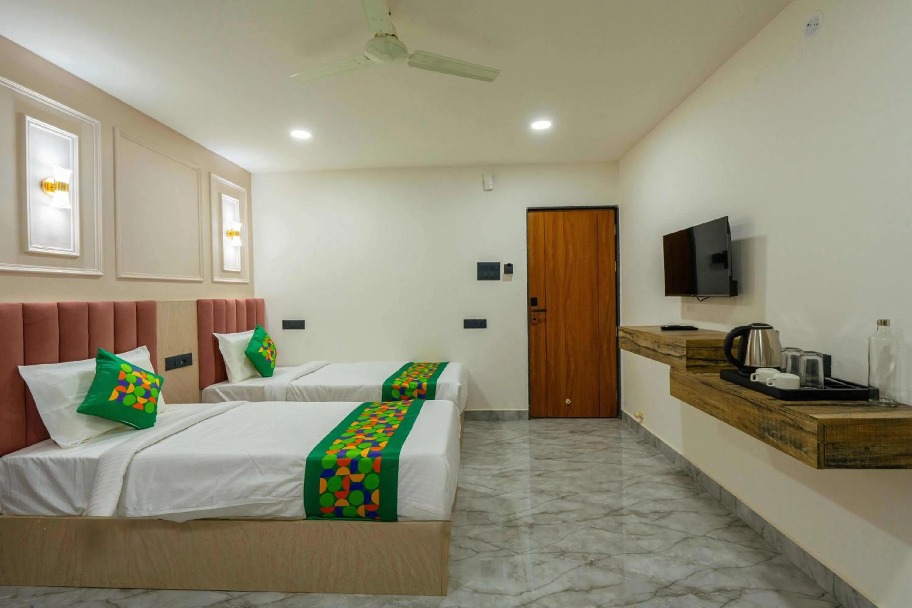 Bedroom, Bed in Treebo The Tree, Hinjewadi