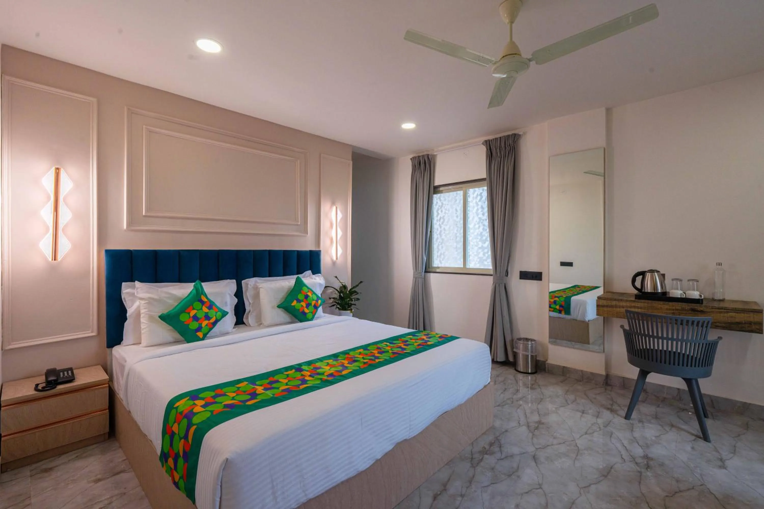 Bedroom, Bed in Treebo The Tree, Hinjewadi