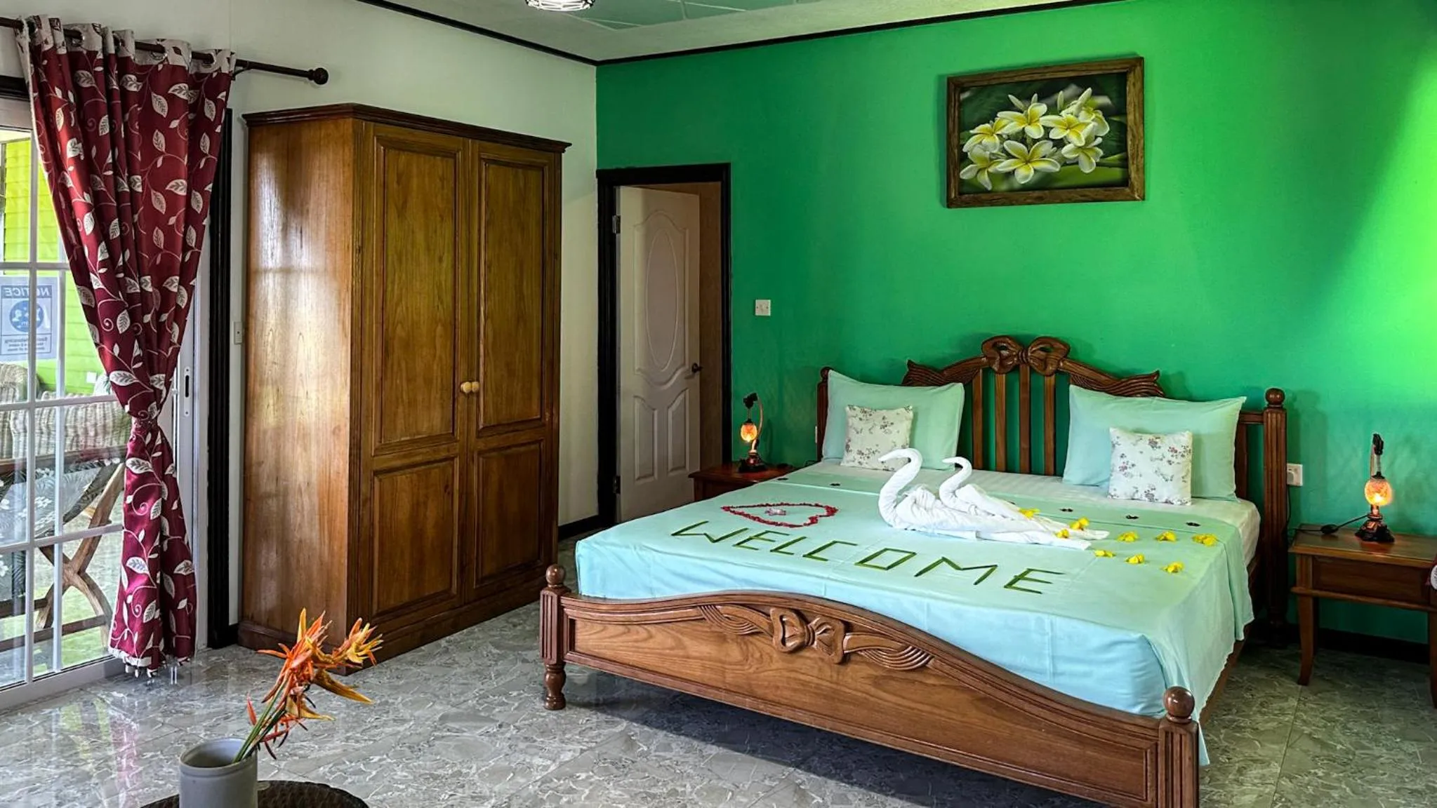 Bed in Villa Hortensia