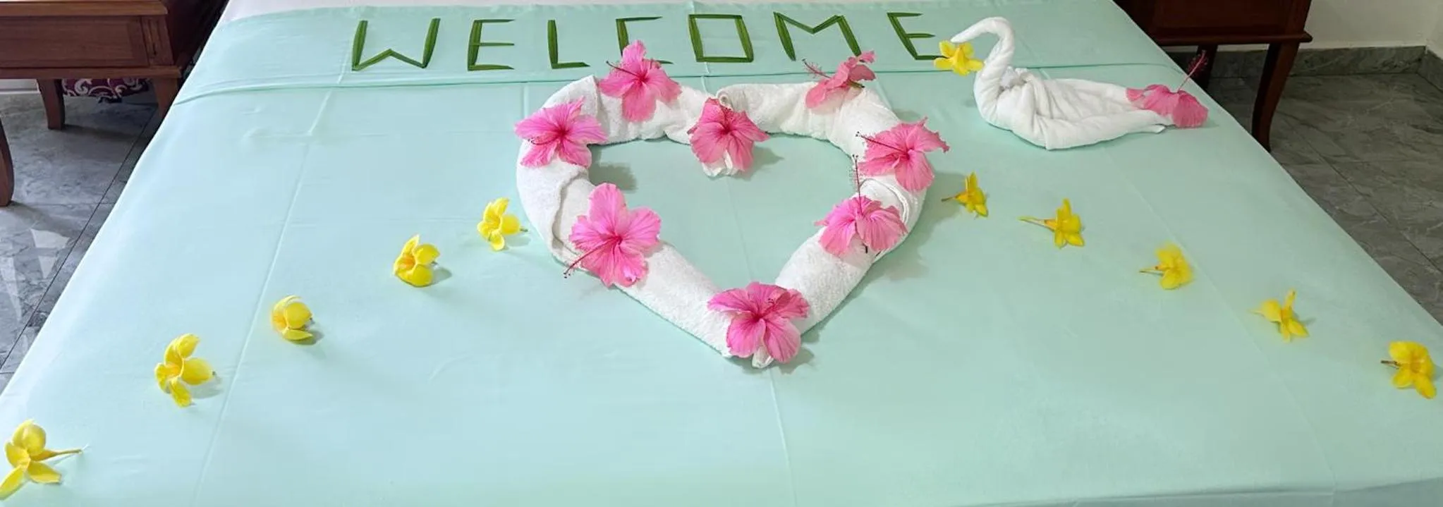 Decorative detail, Bed in Villa Hortensia