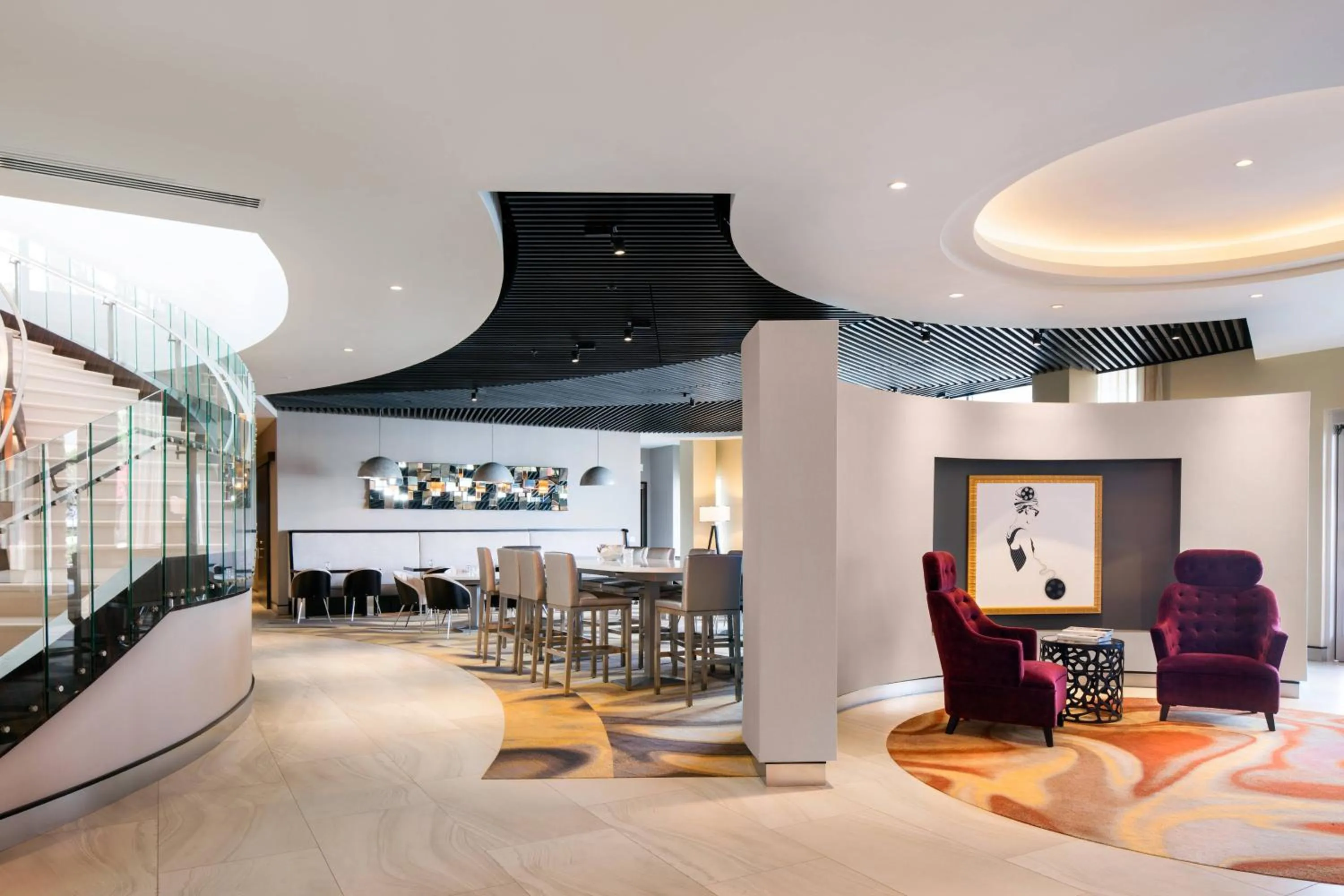 Lobby or reception in SpringHill Suites by Marriott Los Angeles Burbank/Downtown