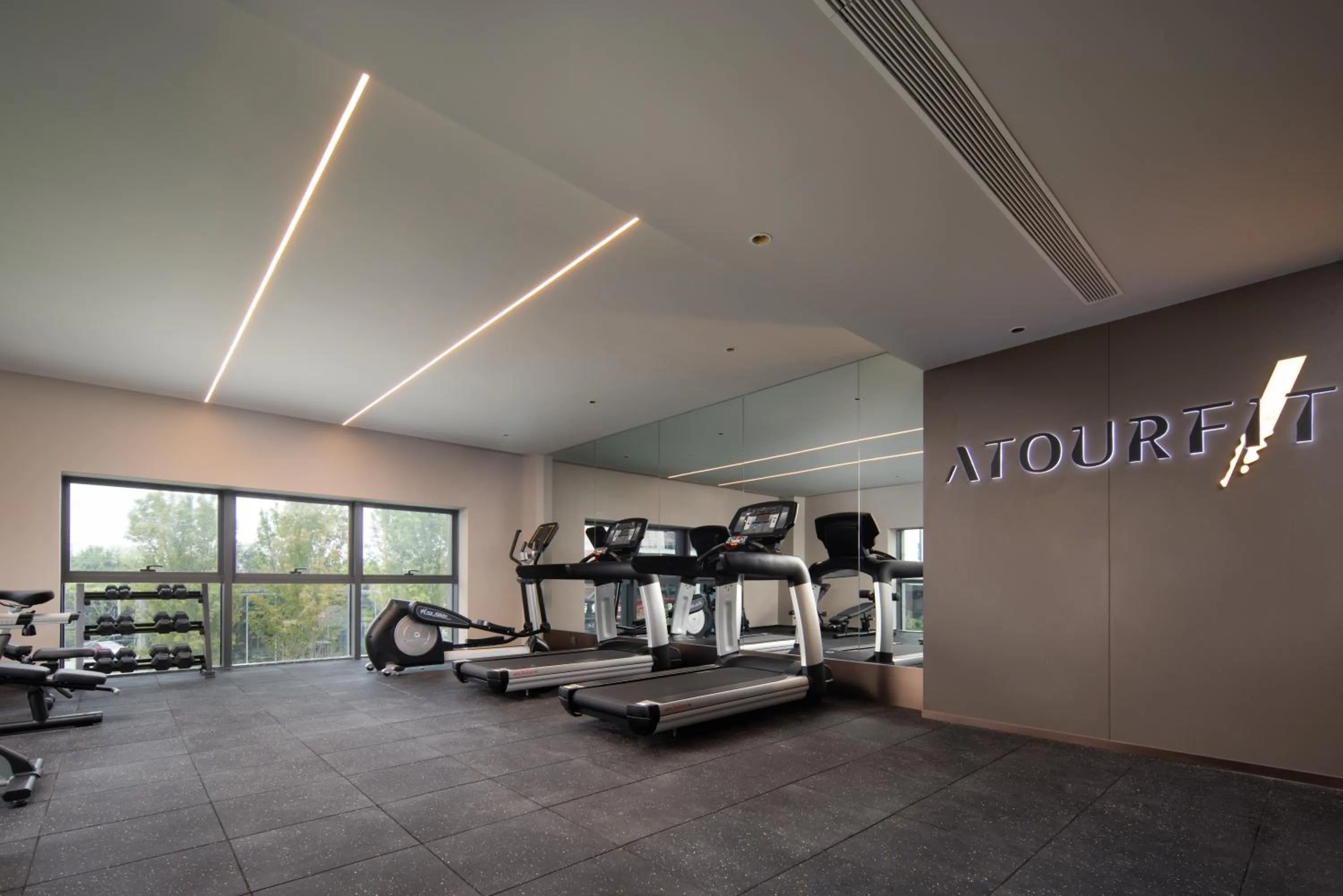 Fitness centre/facilities in Atour Hotel Qingdao Chengyang Chunyang Road