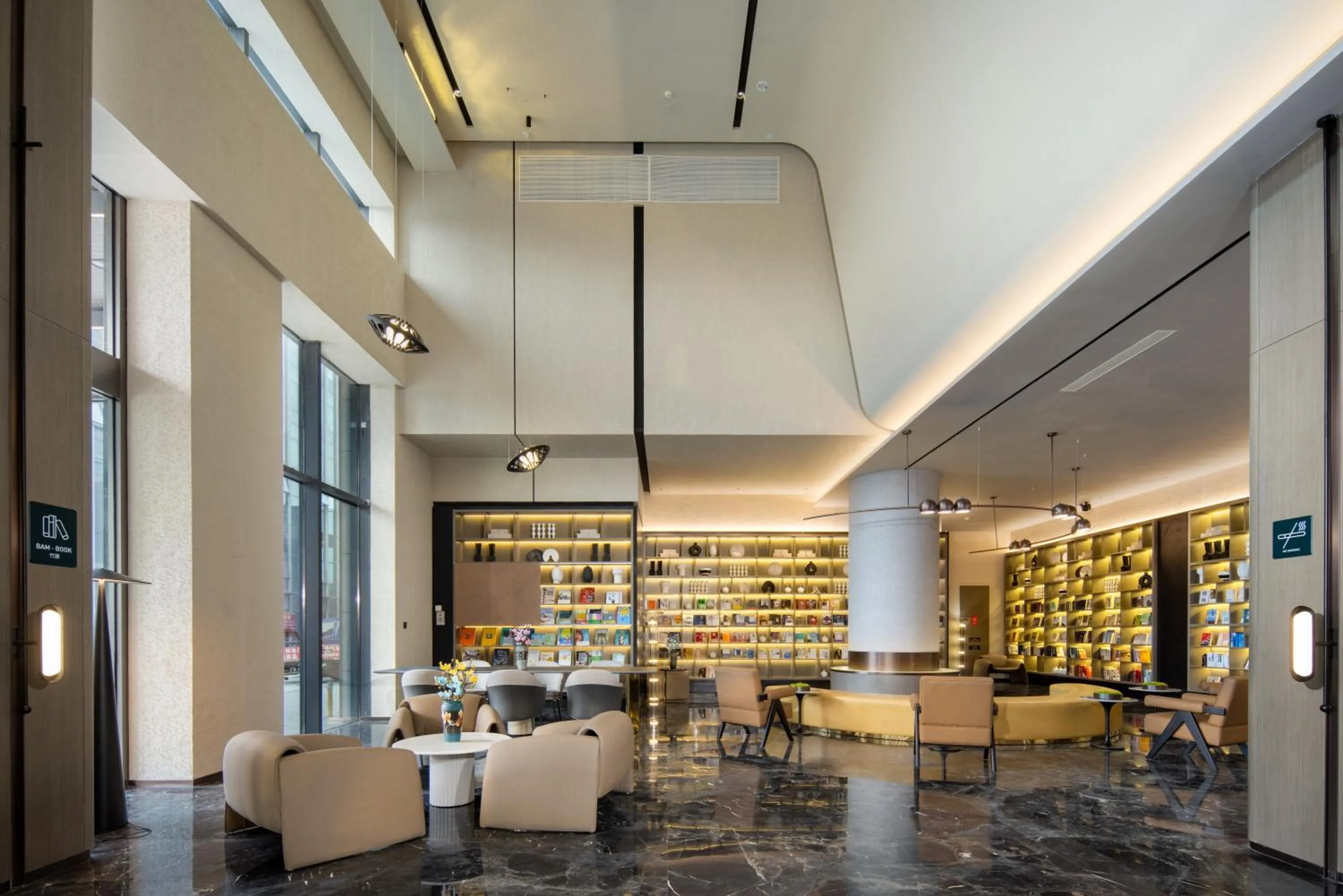 Seating area in Atour Hotel Qingdao Chengyang Chunyang Road