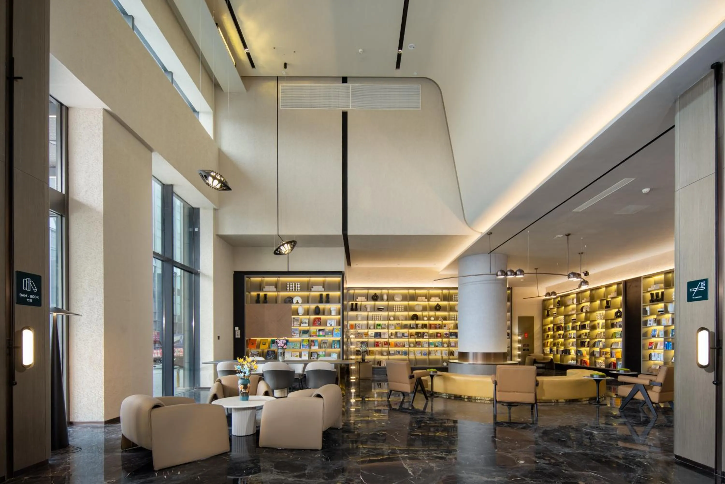 Seating area in Atour Hotel Qingdao Chengyang Chunyang Road