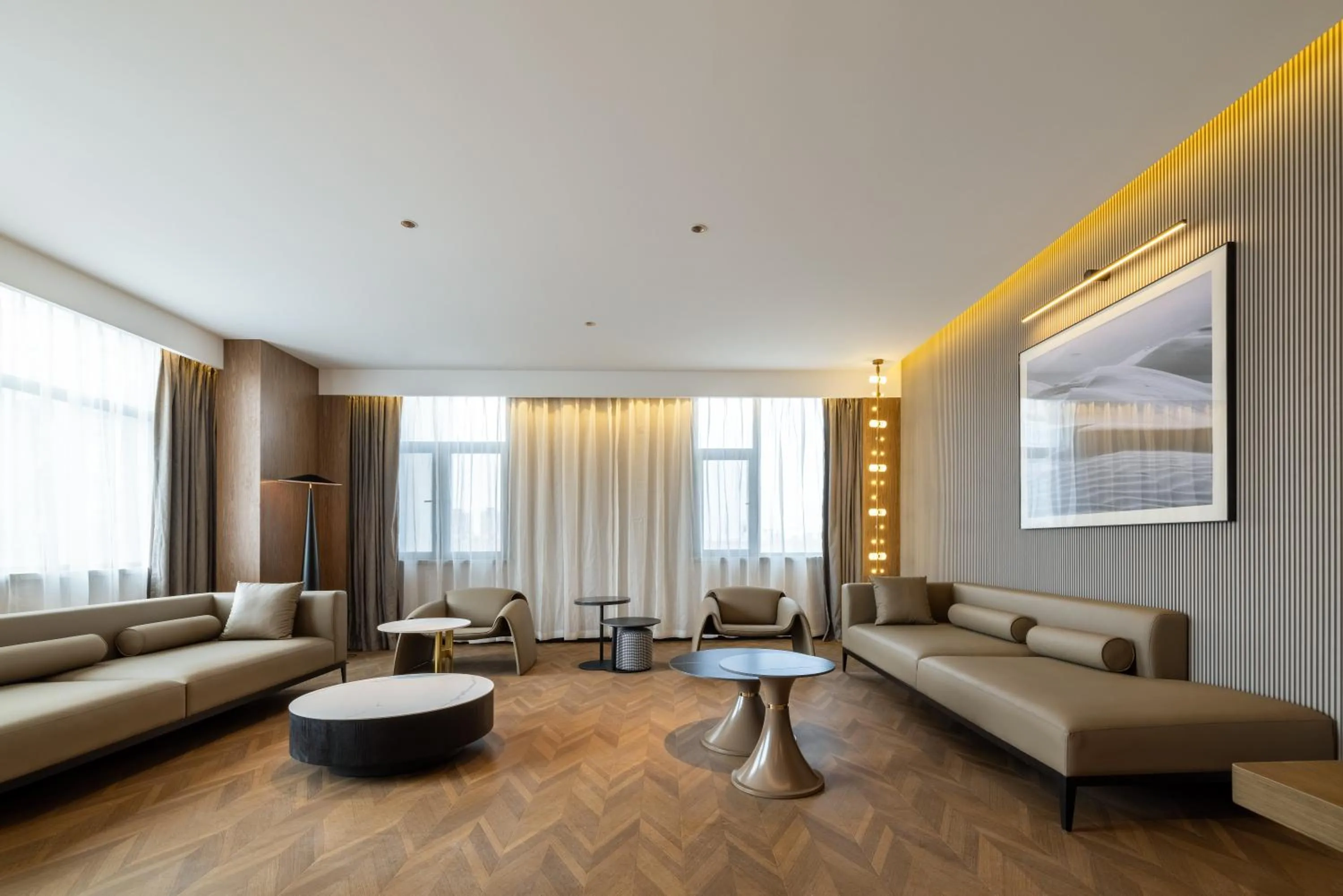 TV and multimedia, Bed in Atour Hotel Qingdao Chengyang Chunyang Road