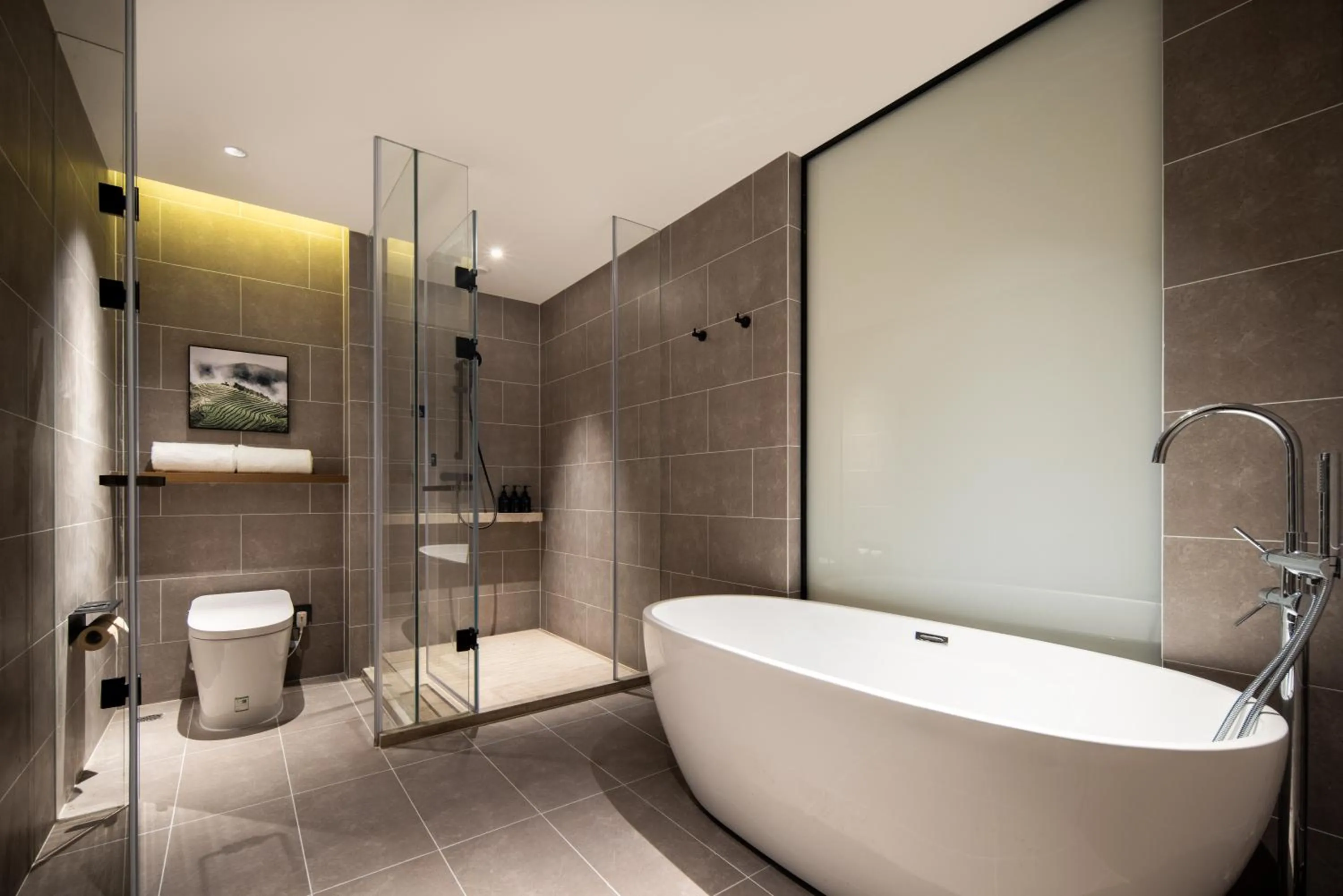 Shower in Atour Hotel Qingdao Chengyang Chunyang Road