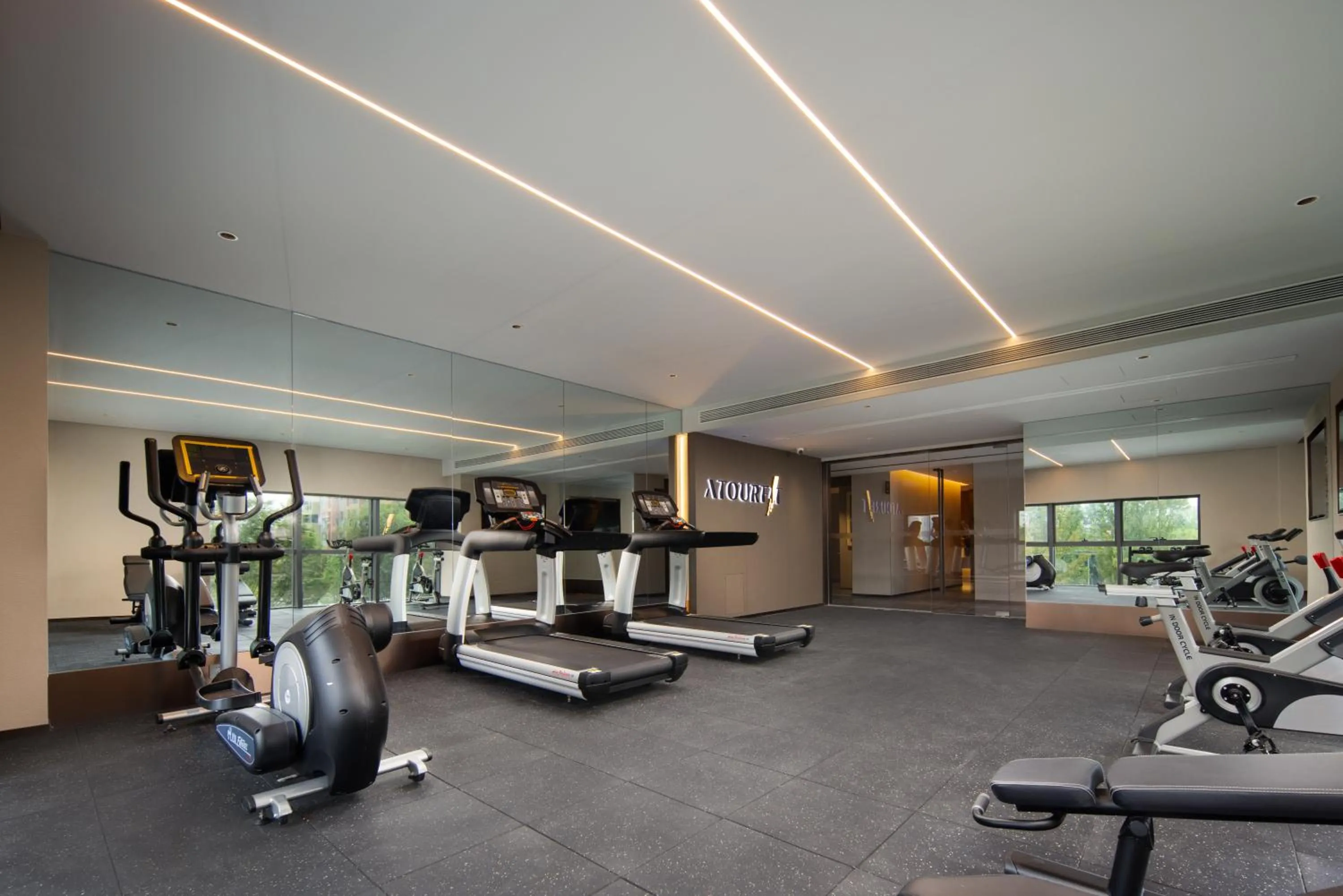 Fitness centre/facilities in Atour Hotel Qingdao Chengyang Chunyang Road