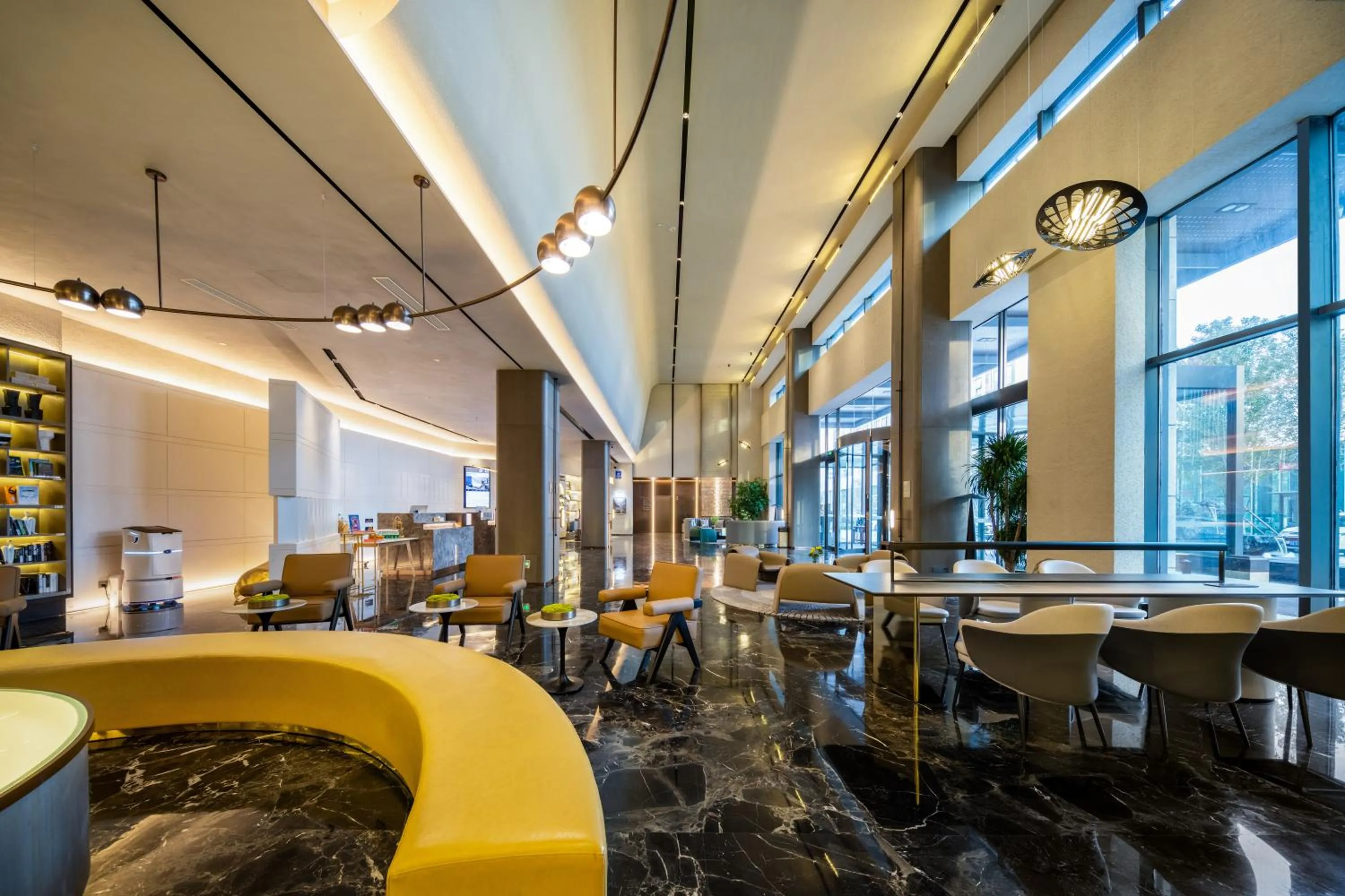 Seating area in Atour Hotel Qingdao Chengyang Chunyang Road