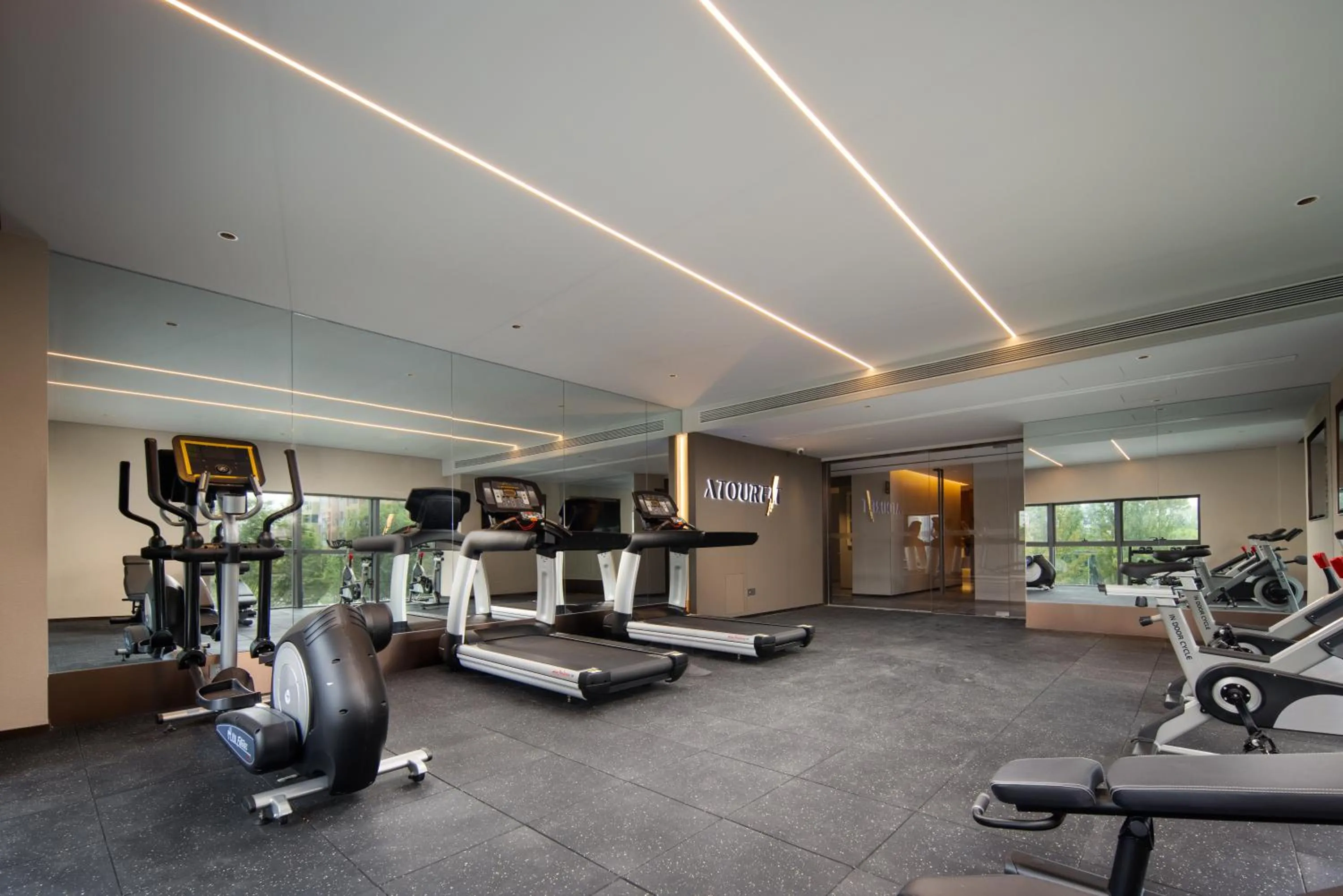 Fitness centre/facilities in Atour Hotel Qingdao Chengyang Chunyang Road