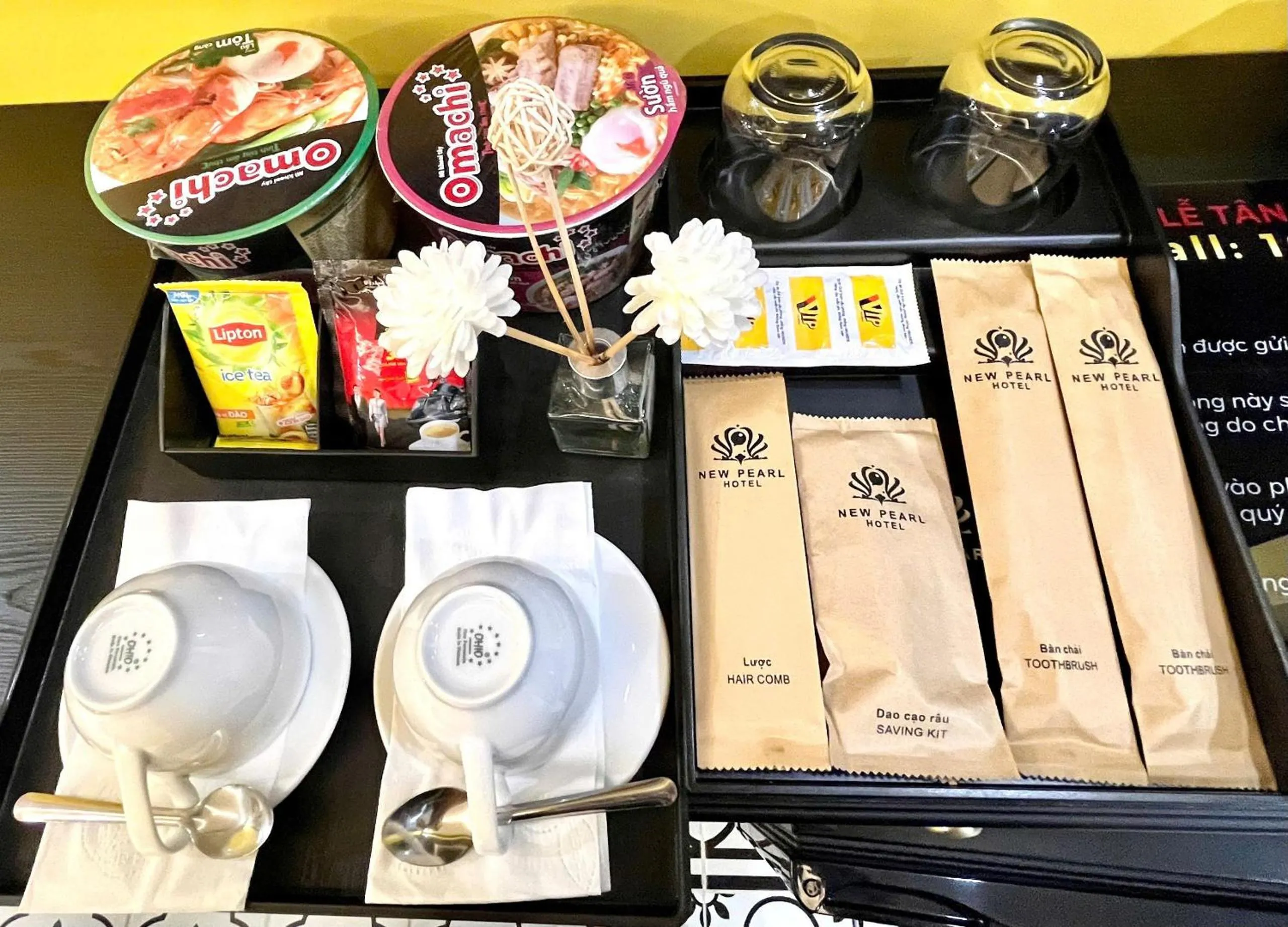 Kitchen or kitchenette in New Pearl Hotel HCM