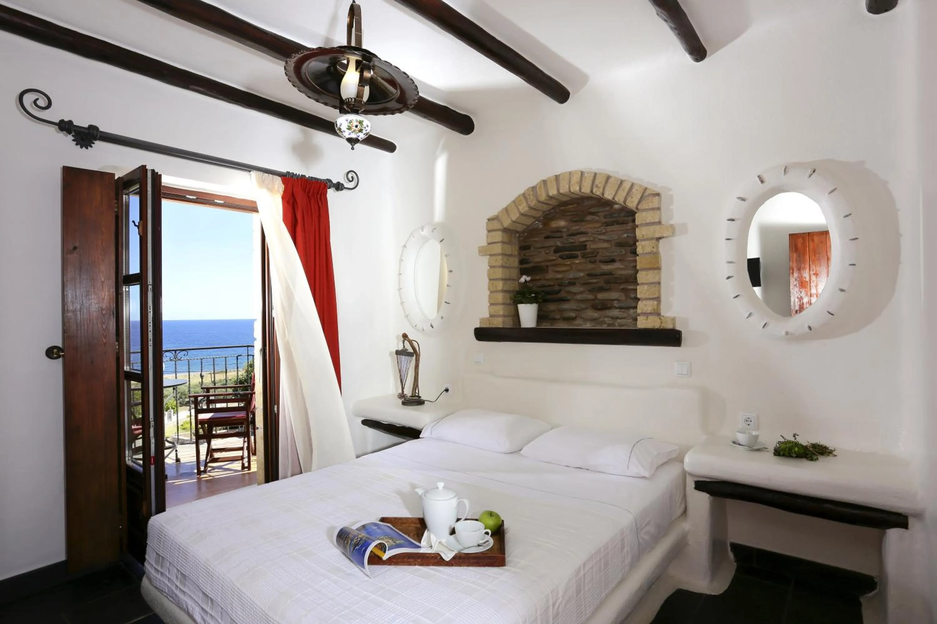 Bedroom in Astrolithos Boutique