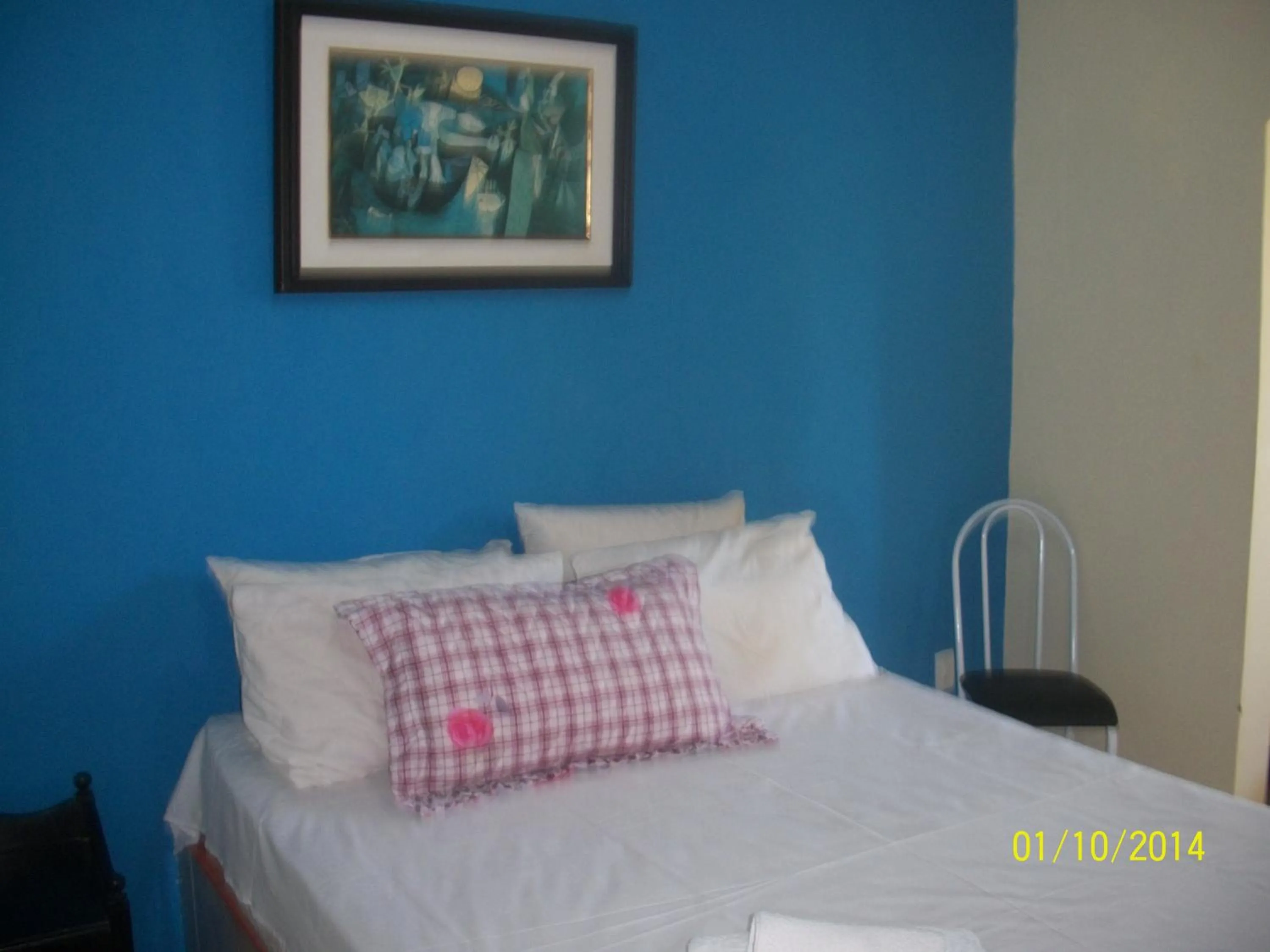 Bed in Pousada Pimenta Rosa