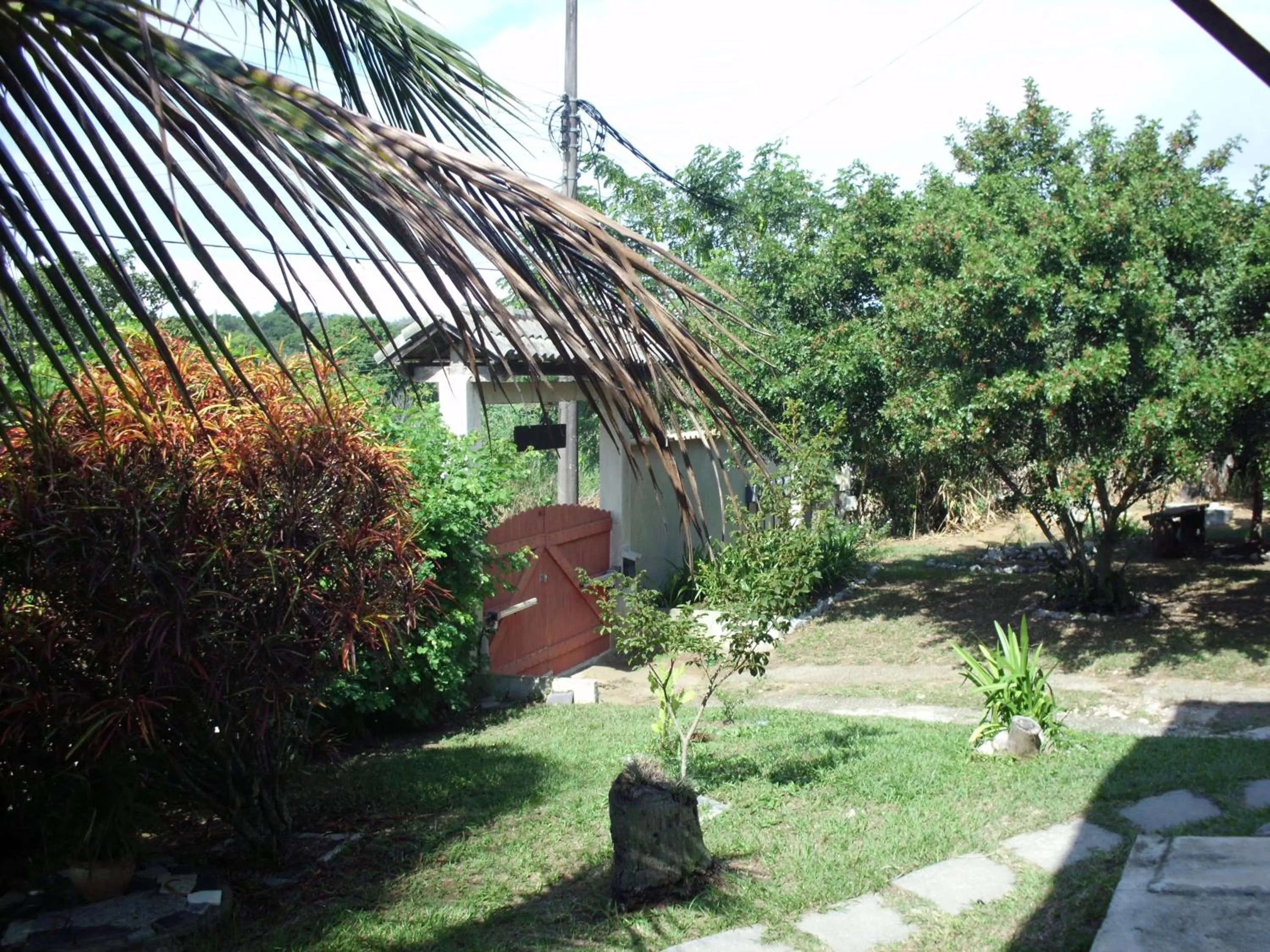 Garden view in Pousada Pimenta Rosa