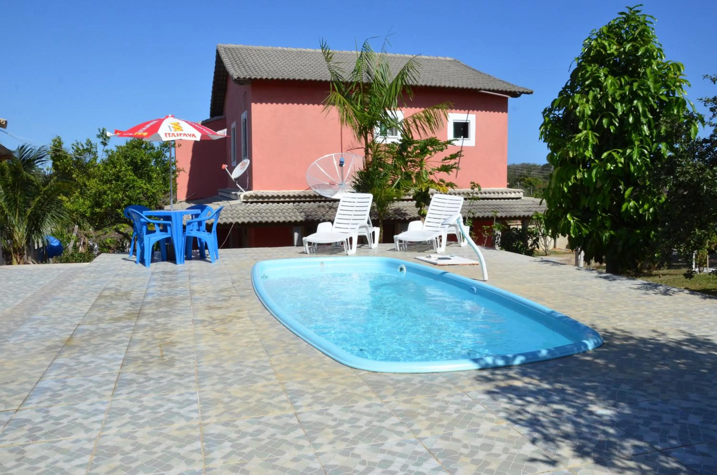 BBQ facilities in Pousada Pimenta Rosa