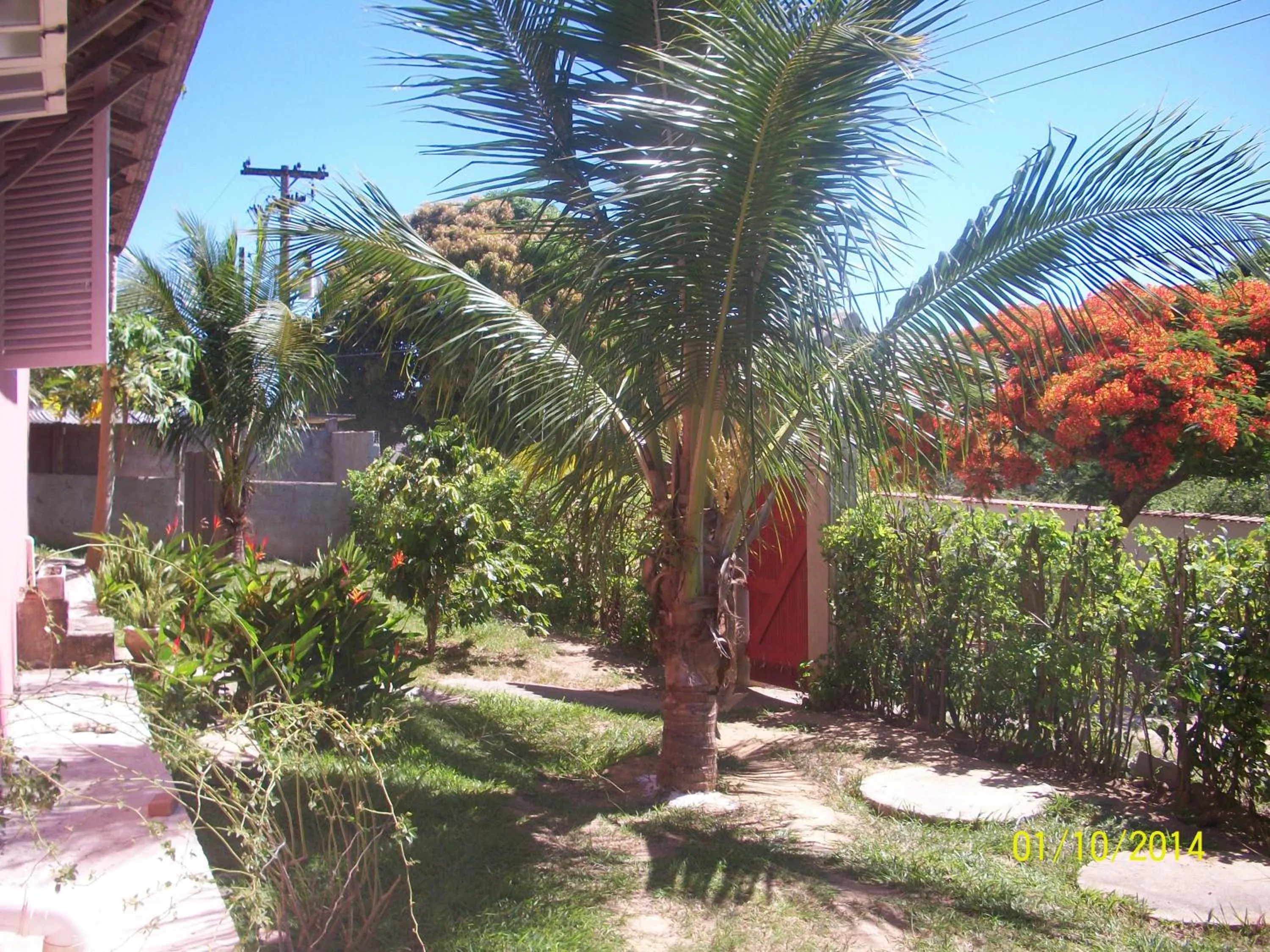 Garden view in Pousada Pimenta Rosa