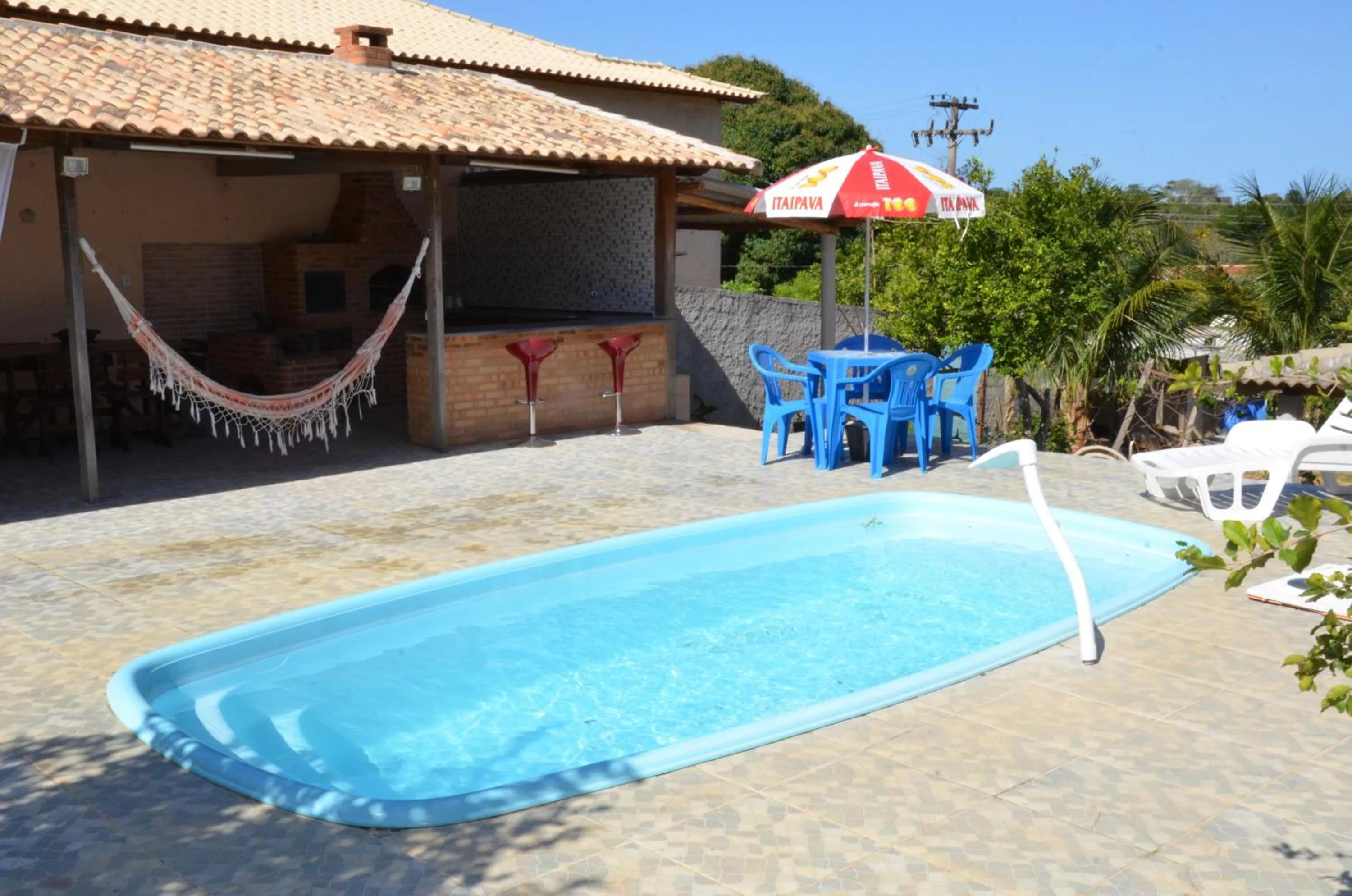 Swimming pool in Pousada Pimenta Rosa