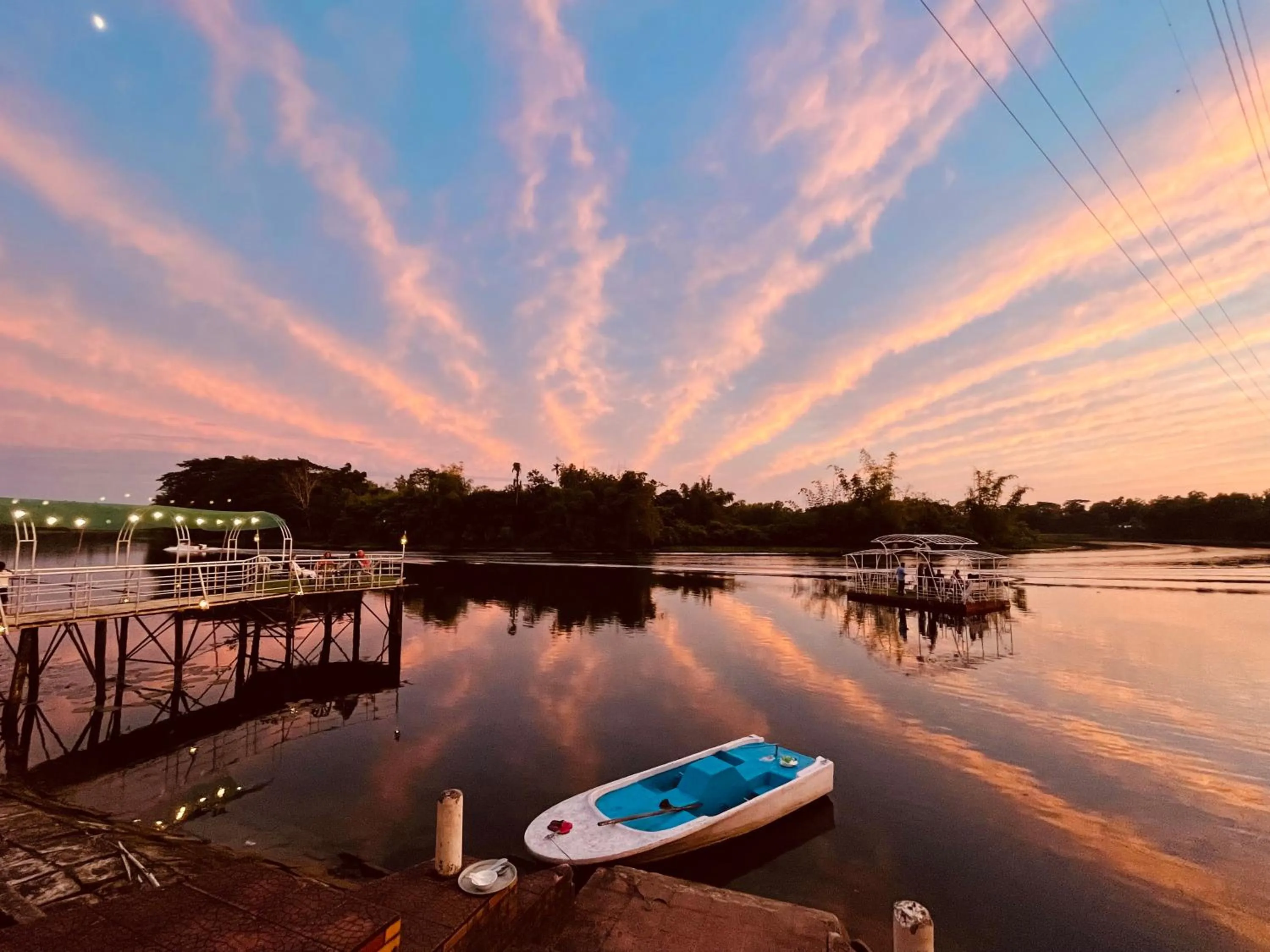 Lake view in Rangauti Resort