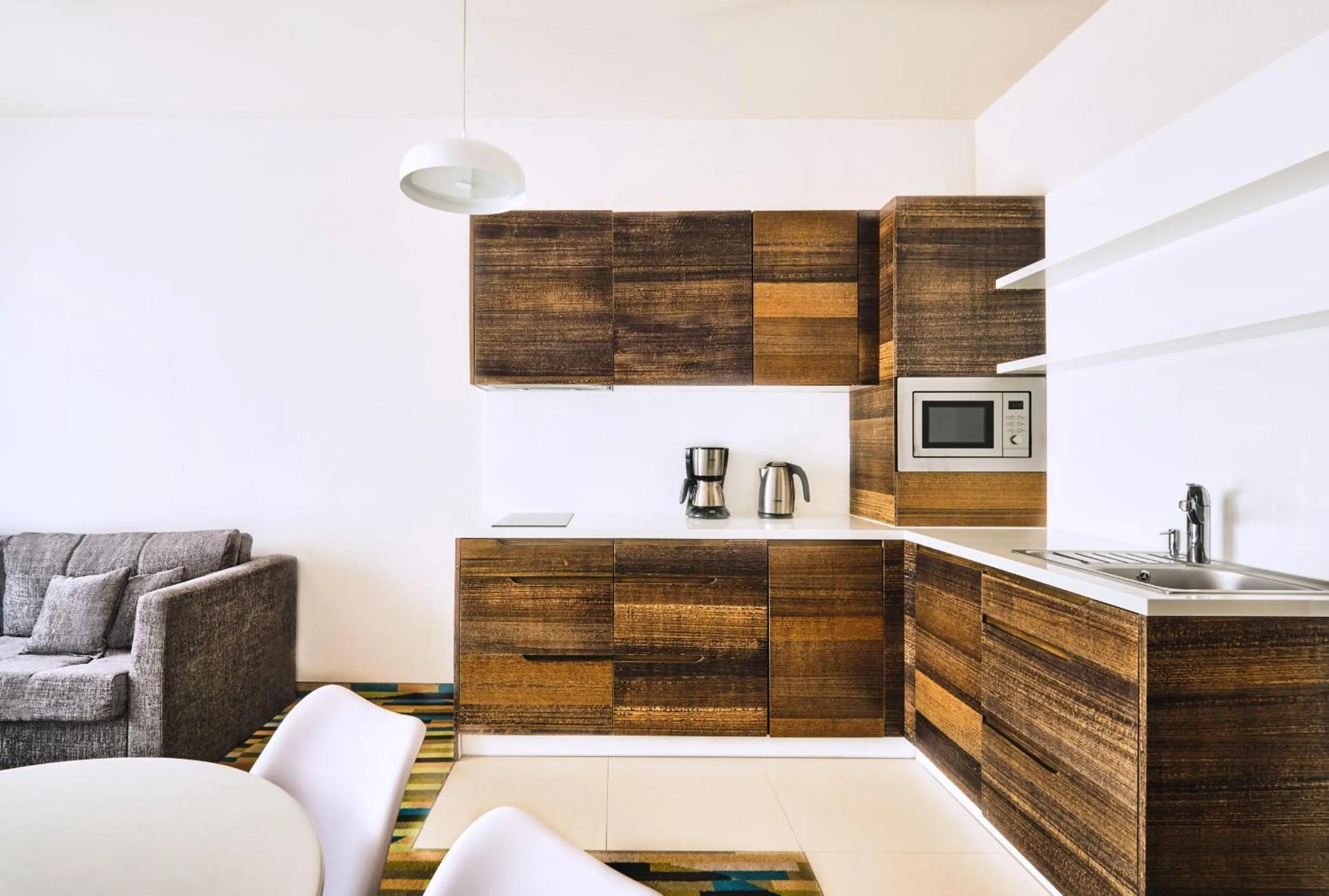 Kitchen or kitchenette in Baltic Park Molo Apartments by Zdrojowa