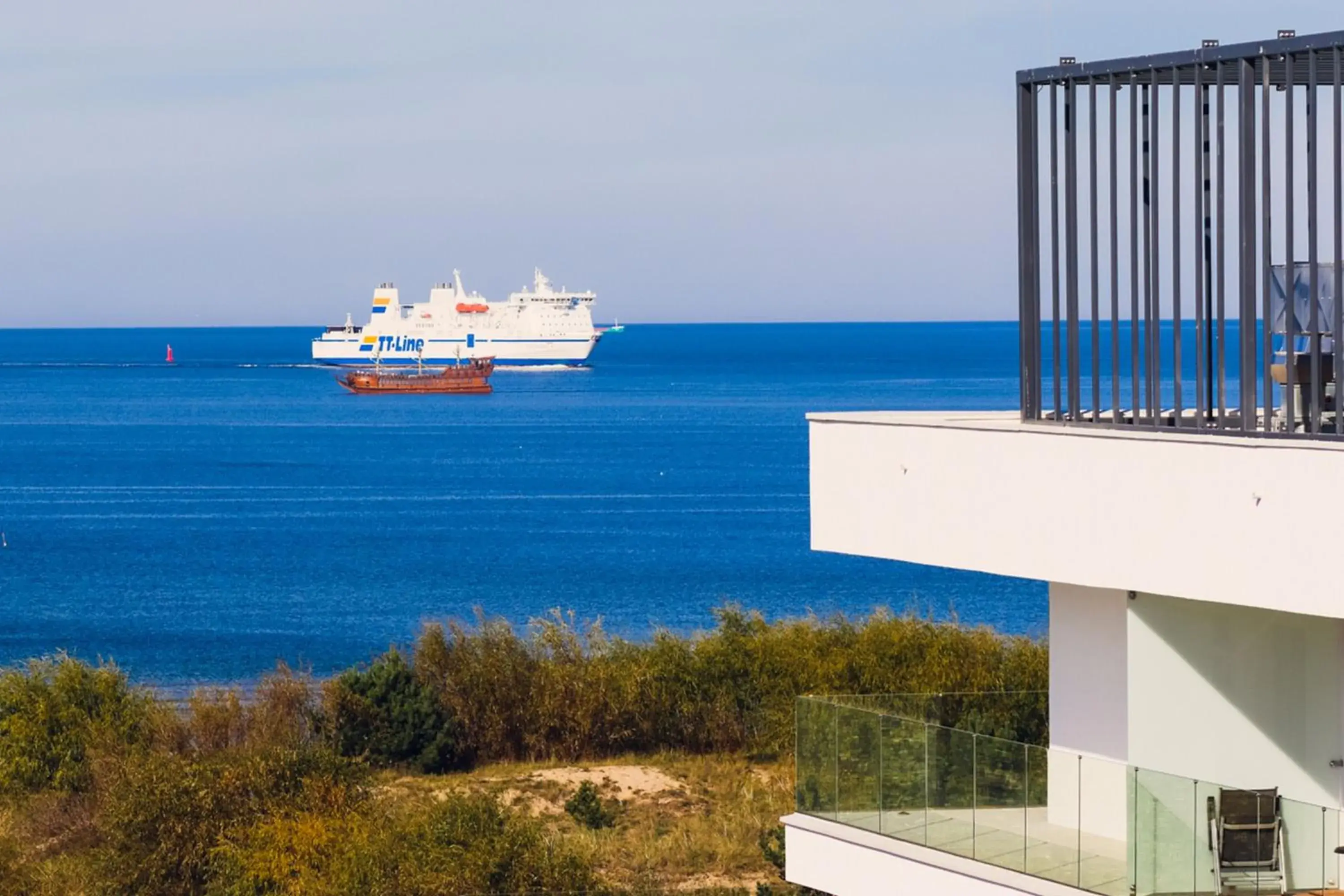 Sea view in Baltic Park Molo Apartments by Zdrojowa Sea view in Baltic Park Molo Apartments by Zdrojowa