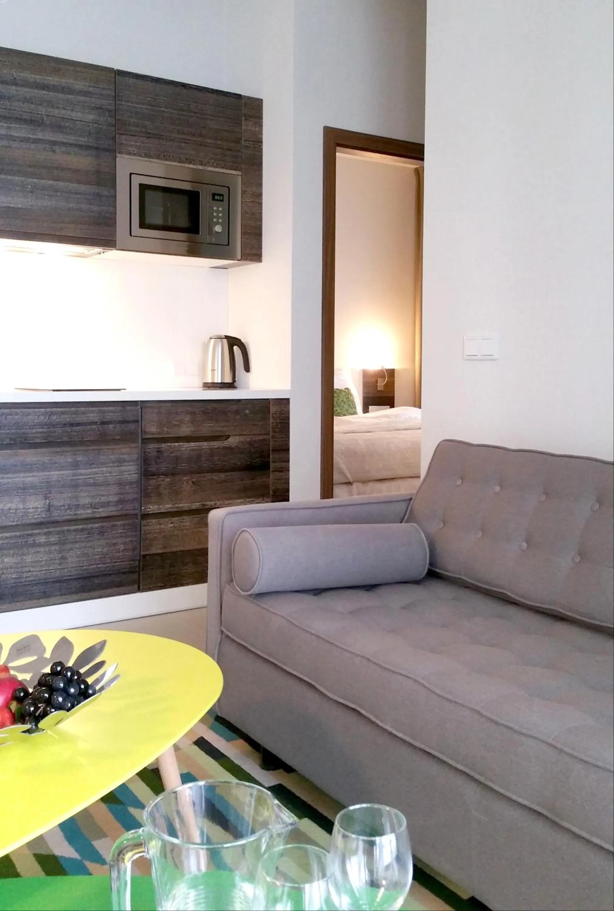 Kitchen or kitchenette in Baltic Park Molo Apartments by Zdrojowa