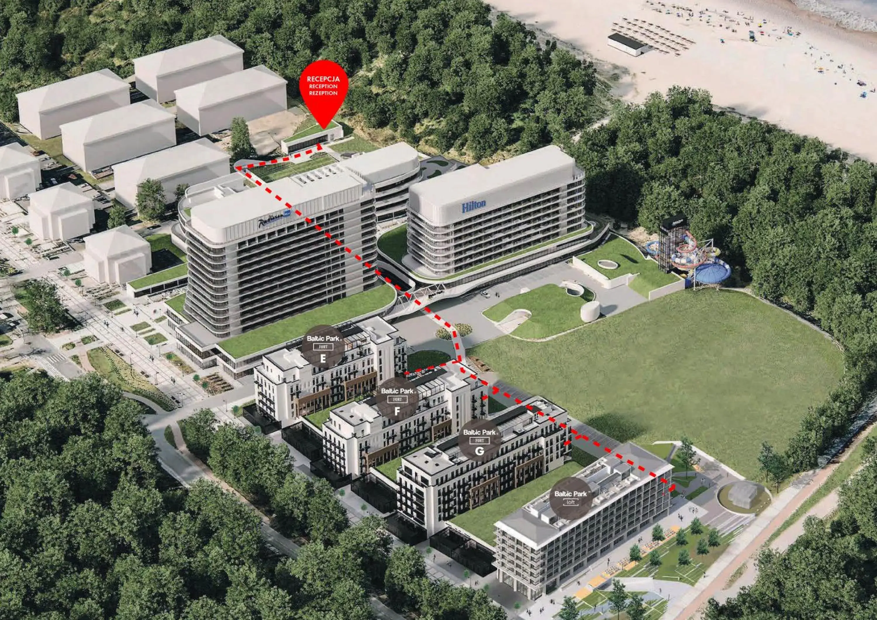 Property building in Baltic Park Molo Apartments by Zdrojowa Property building in Baltic Park Molo Apartments by Zdrojowa