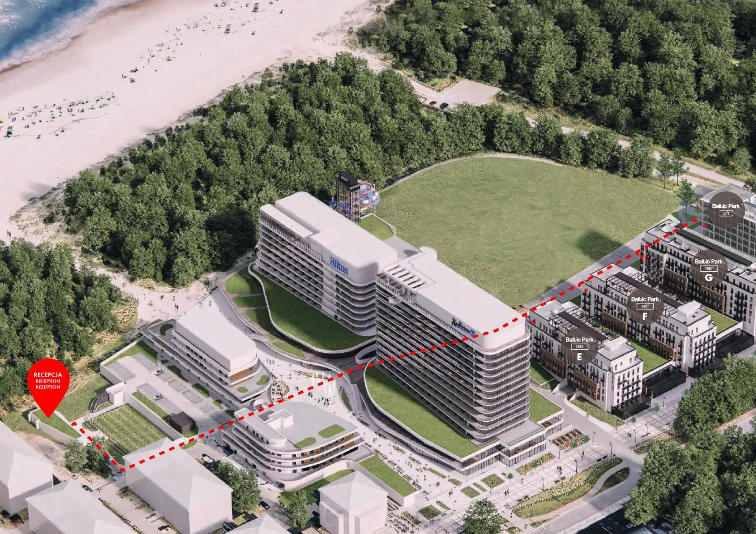 Property building in Baltic Park Molo Apartments by Zdrojowa Property building in Baltic Park Molo Apartments by Zdrojowa